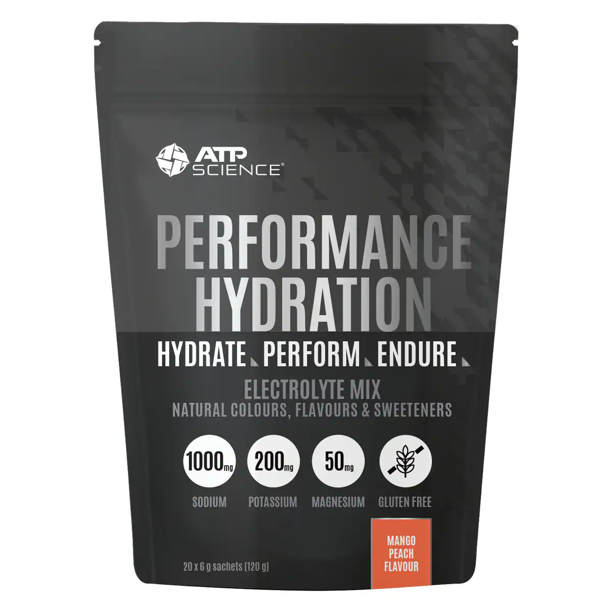 ATP Science Performance Hydration Mango Peach 20 x 6g sticks