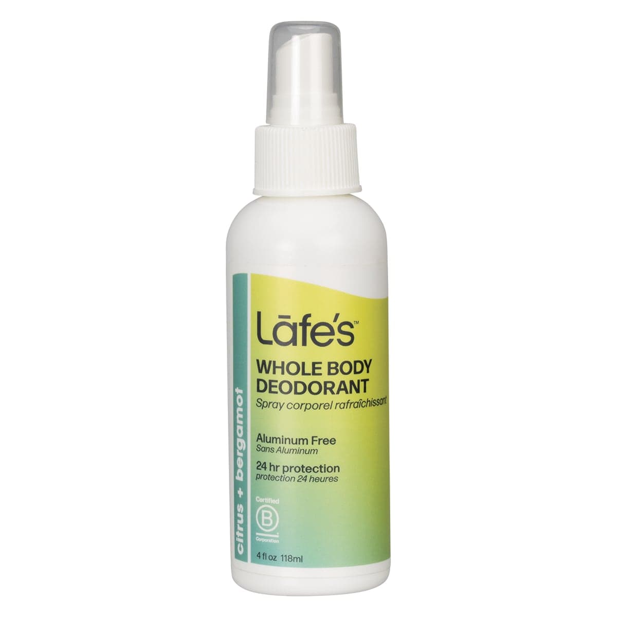 Lafe's Whole Body Deodorant Citrus + Bergamot 118mL