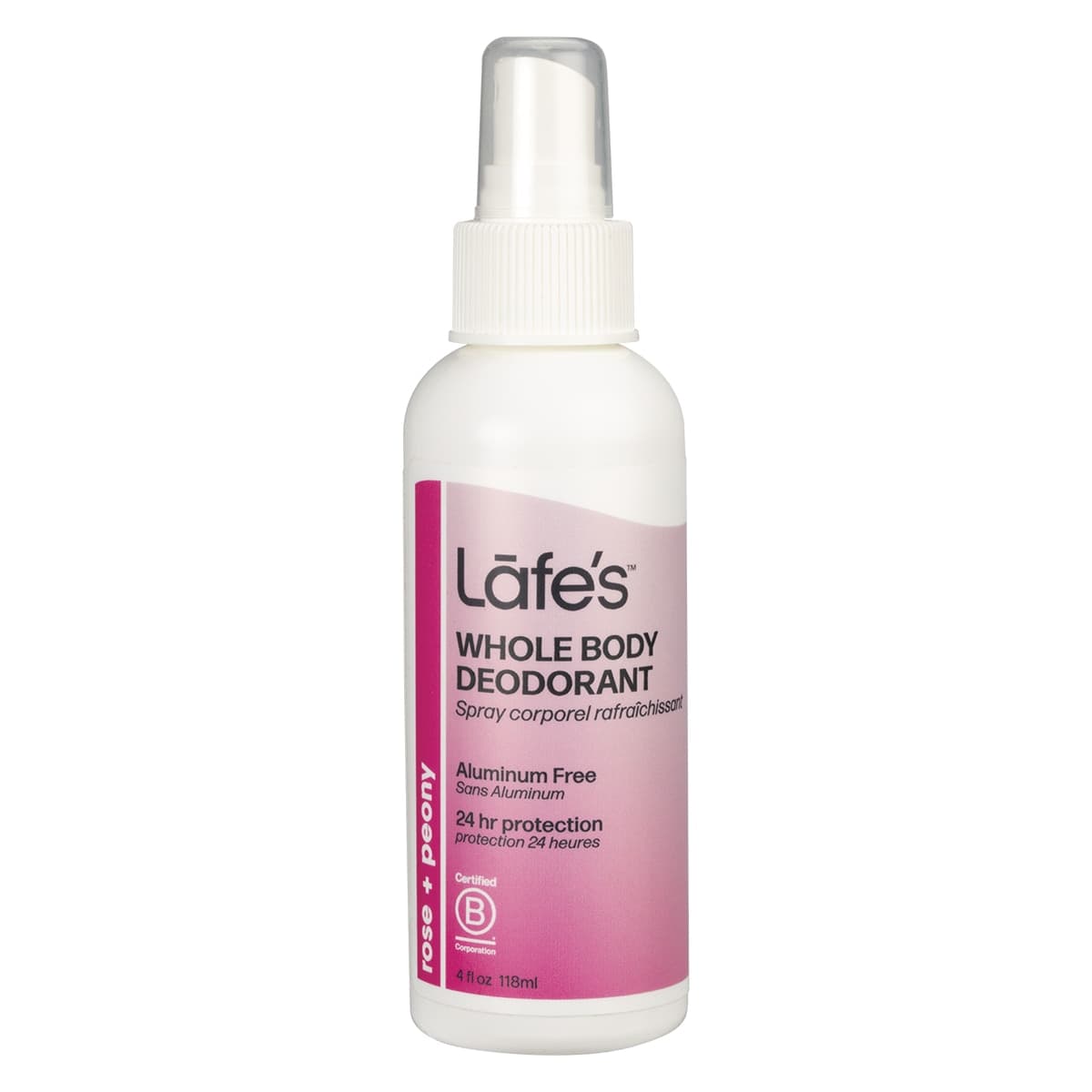Lafe's Whole Body Deodorant Rose + Peony 118mL