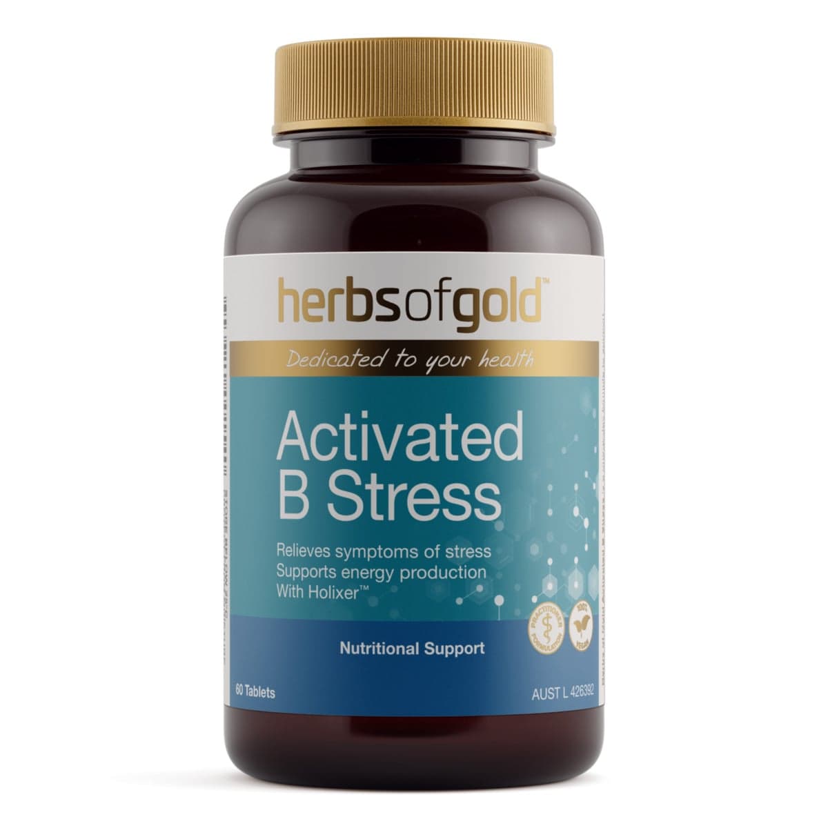 Herbs of Gold Activated B Stress 60 Tablets