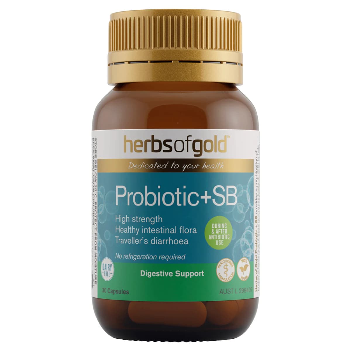 Herbs of Gold Probiotic + SB 30 Capsules