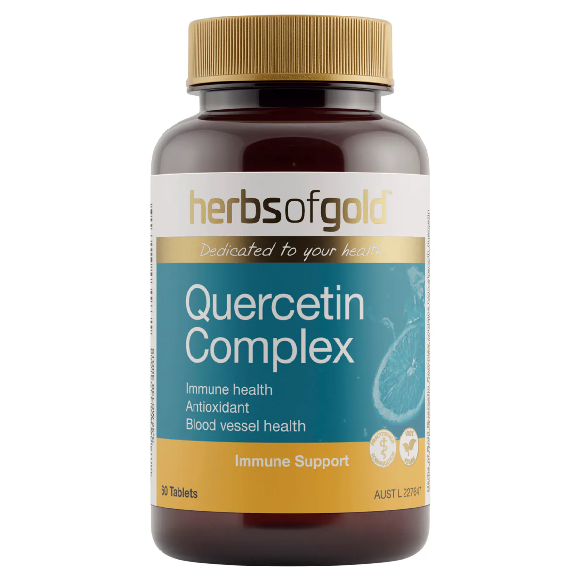 Herbs of Gold Quercetin Complex 60 Tablets