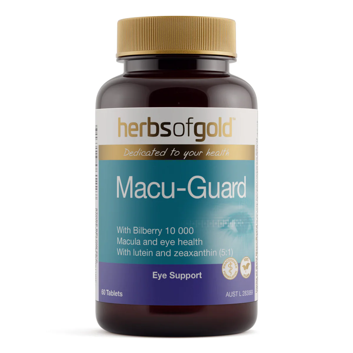 Herbs of Gold Macu-Guard with Bilberry 10 000 60 Tablets