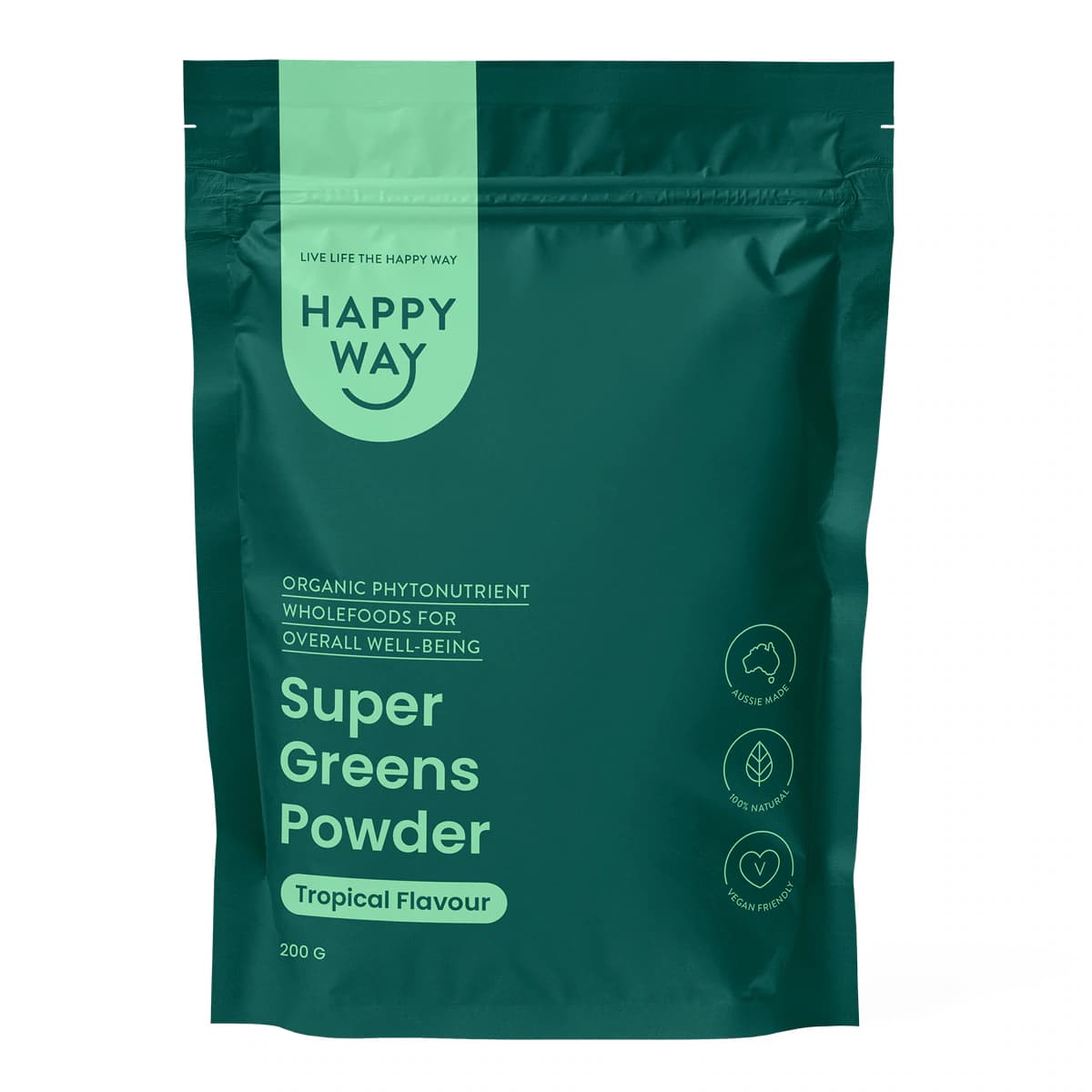 Happy Way Greens Powder Tropical 200g