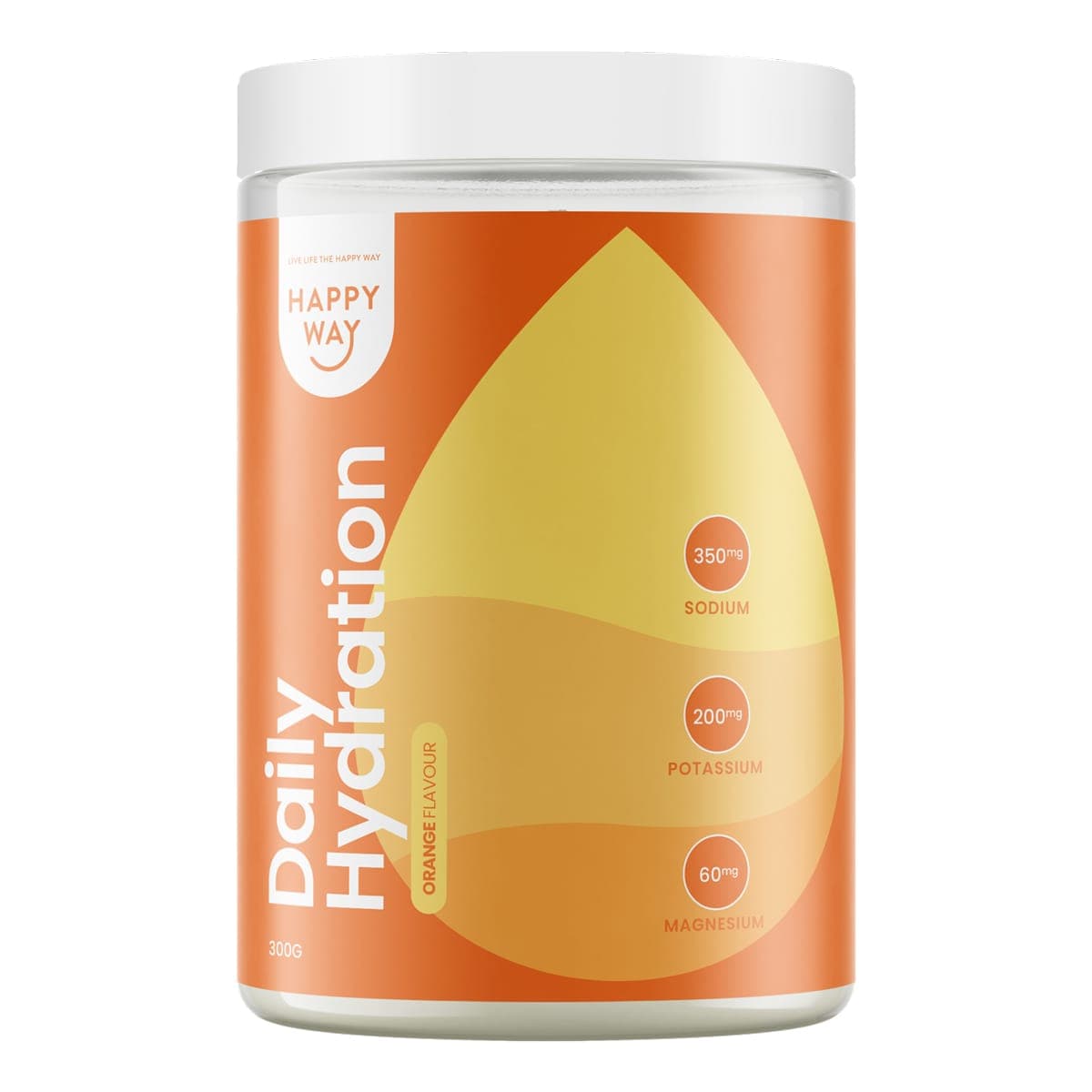 Happy Way Orange Daily Hydration Powder 300g