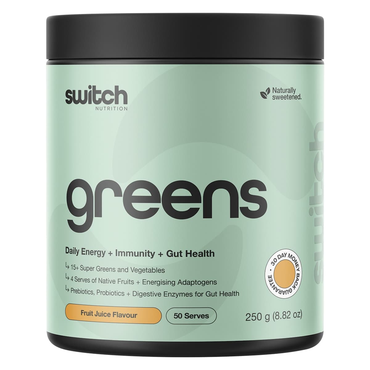Switch Nutrition Greens Powder Fruit Juice 250g