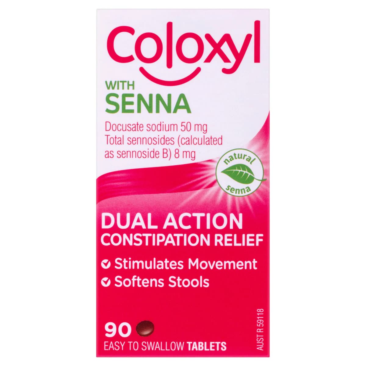 Coloxyl with Senna 90 Tablets