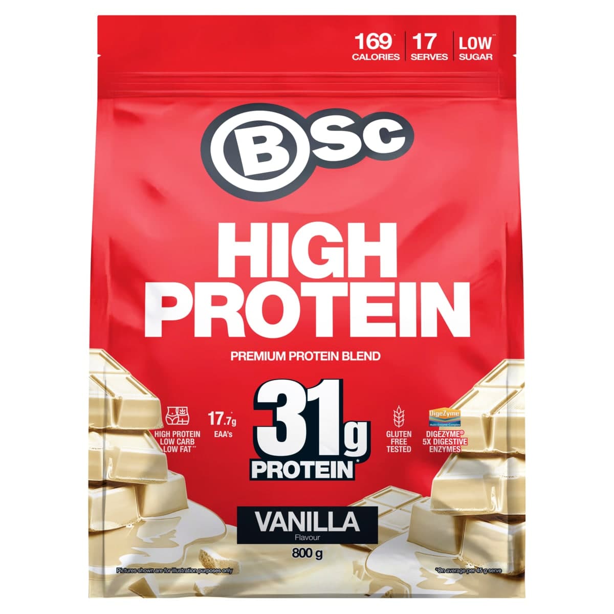 BSc High Protein Powder Vanilla 800g