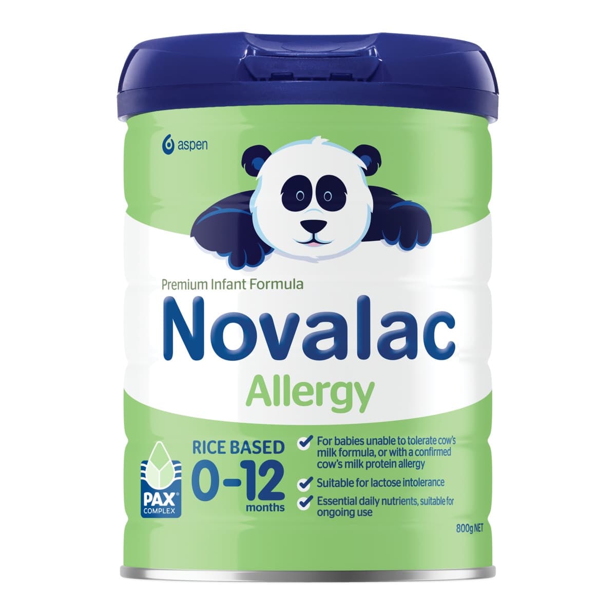 Novalac Allergy Premium Rice Based Infant Formula 0-12Months 800g