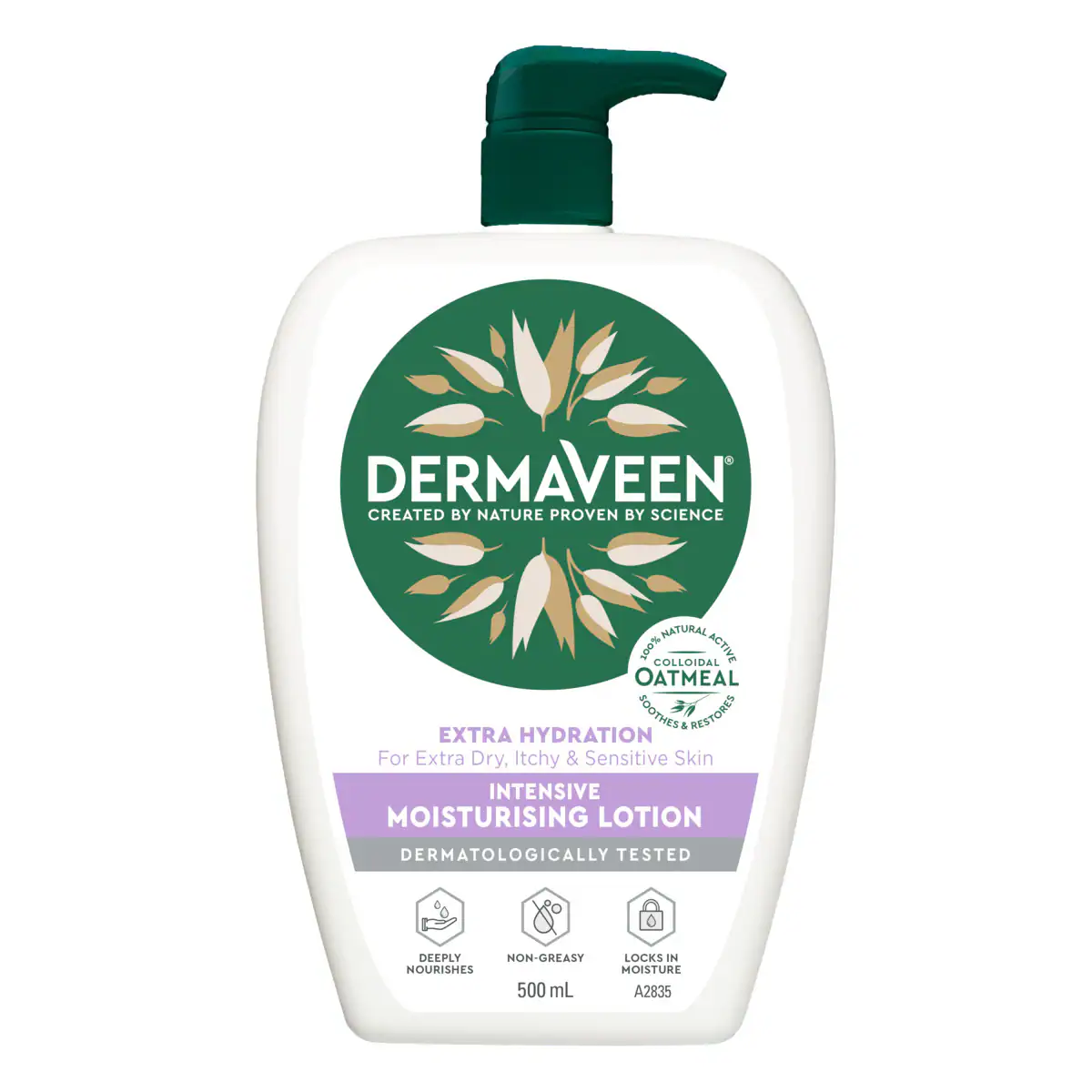 DermaVeen Extra Hydration Intensive Moisturising Lotion 500ml