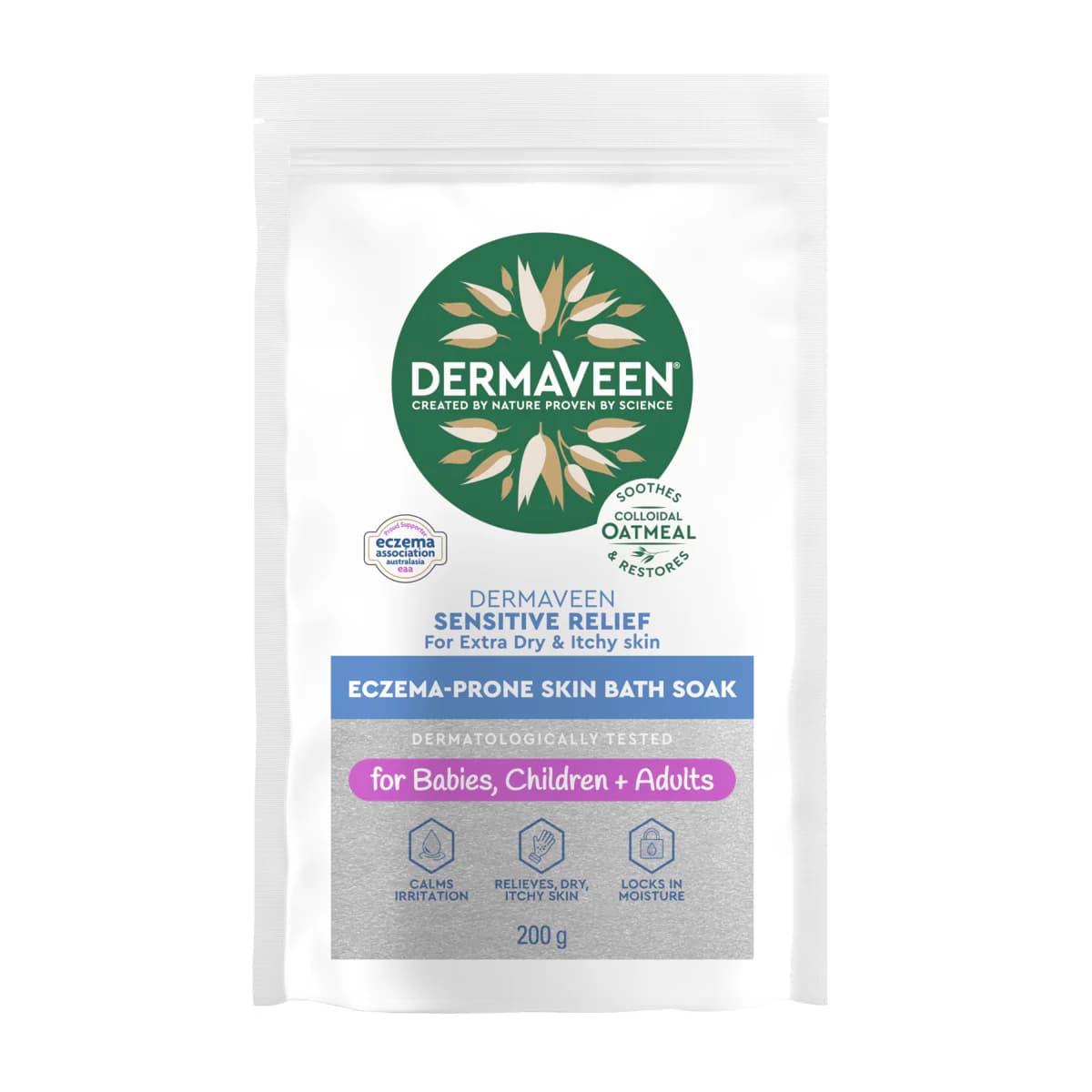DermaVeen Sensitive Relief Calmexa Bath Soak 200g