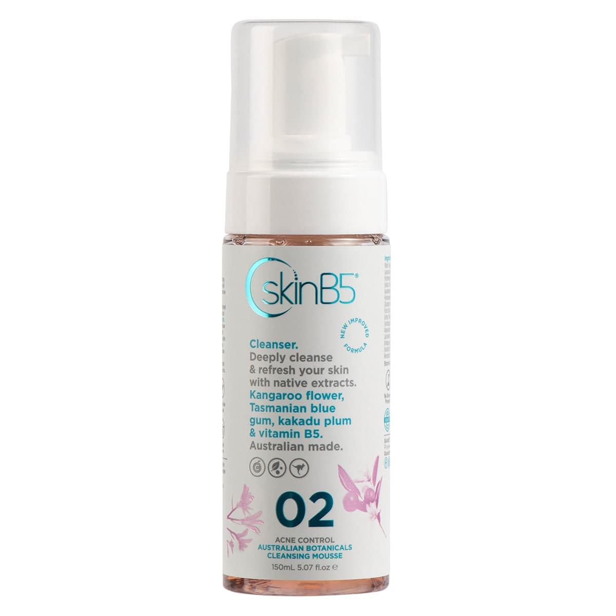 SkinB5 Australian Botanicals Cleansing Mousse 150ml