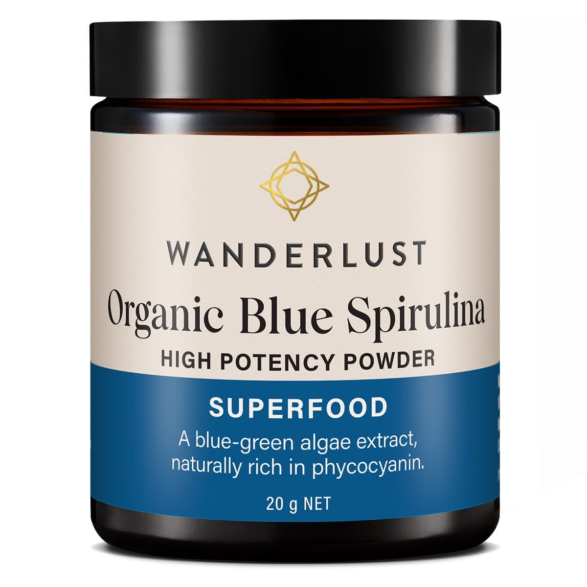Wanderlust Organic Blue Spirulina 20g