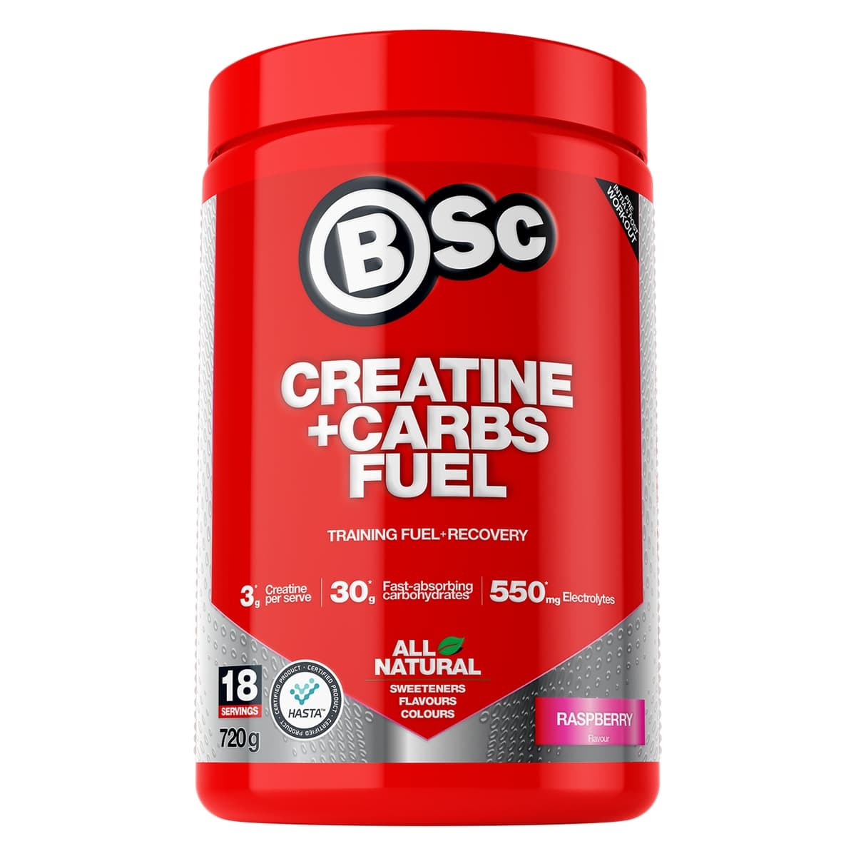 BSc Creatine + Carbs Electrolytes Rasberry 720g