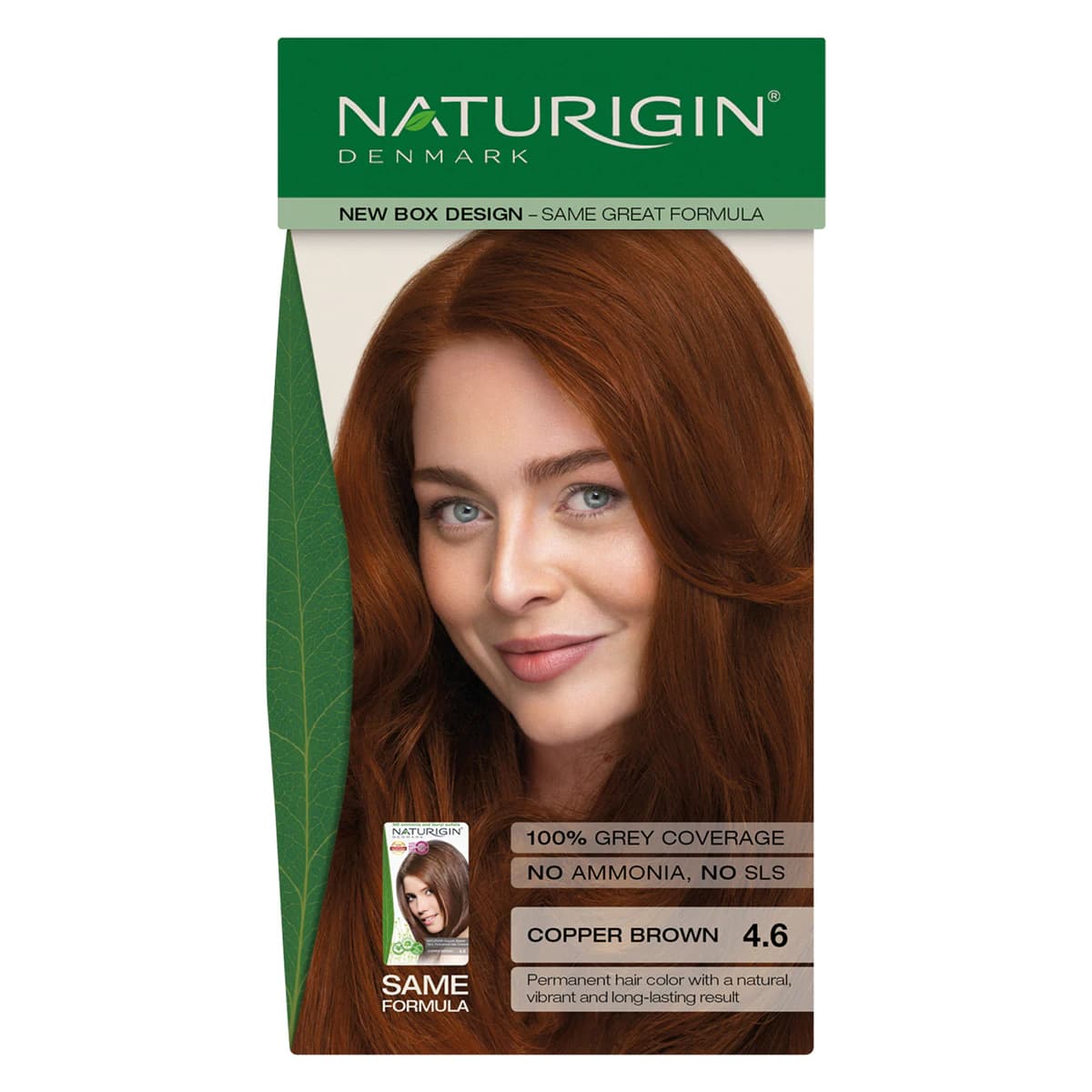 Naturigin 4.6. Copper Brown Natural Permanent Hair Colour