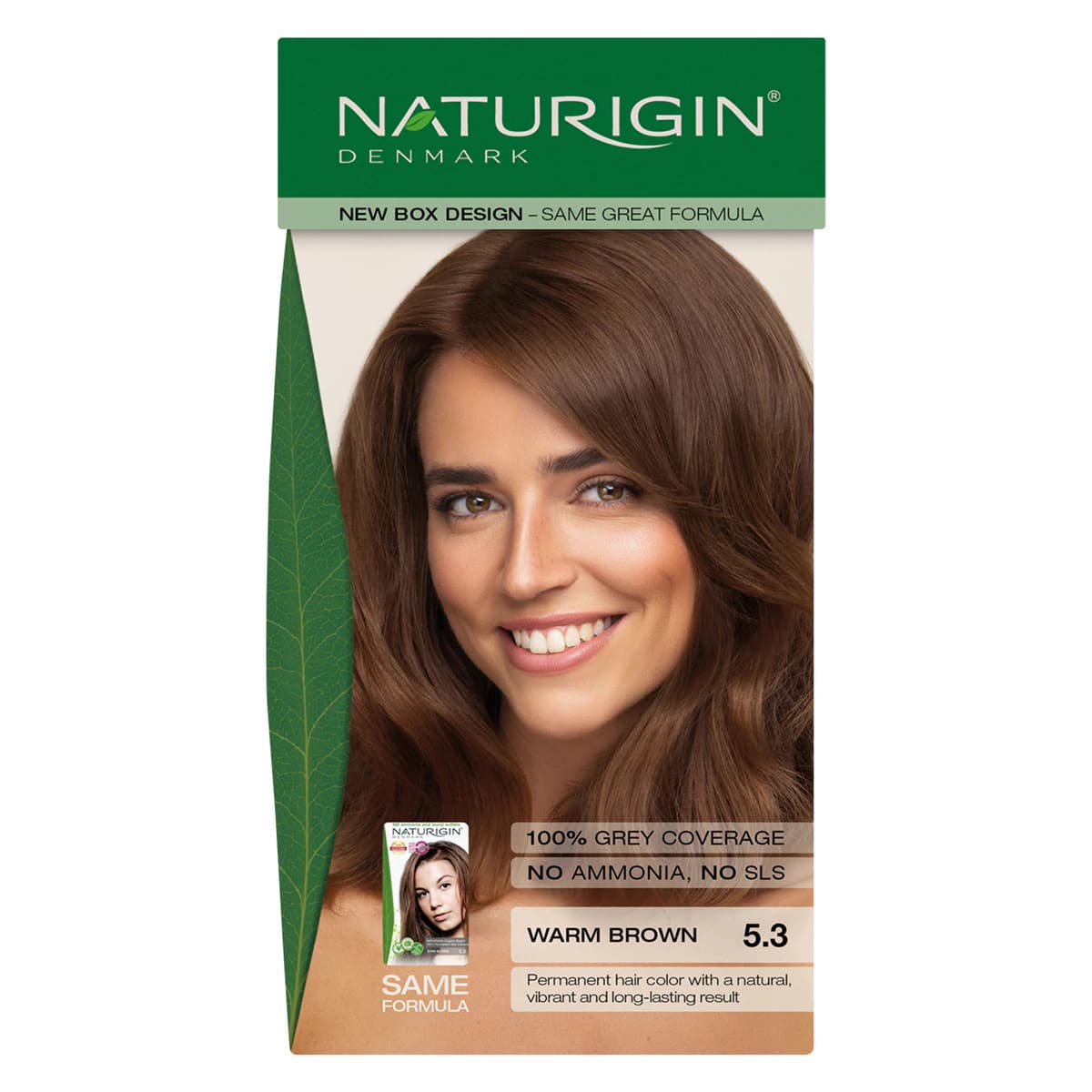 Naturigin 5.3 Warm Brown Natural Permanent Hair Colour