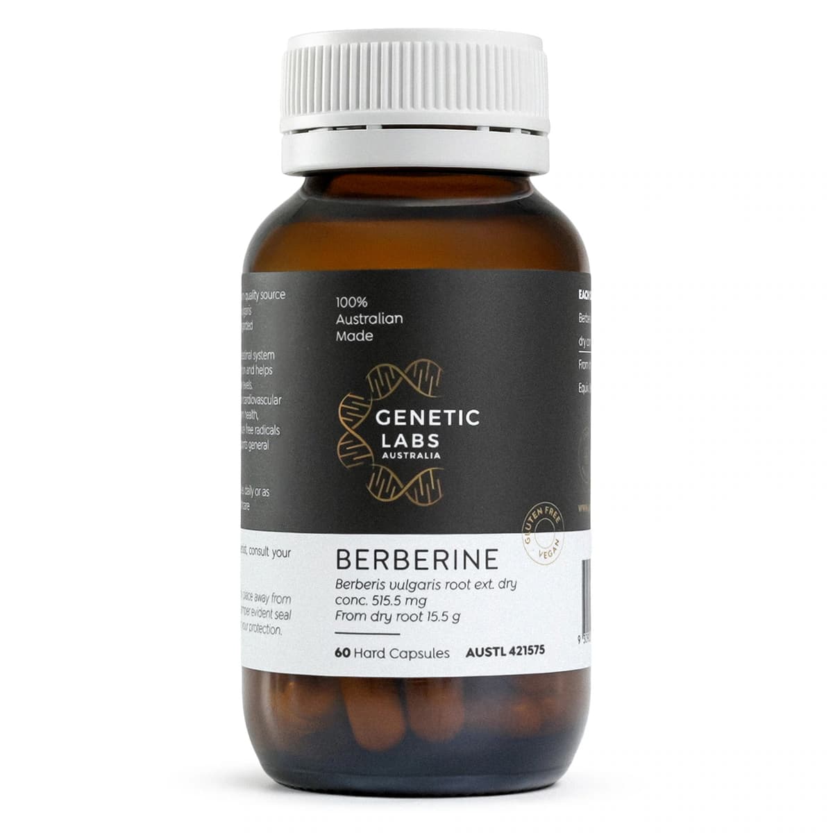 Genetic Labs Australia Berberine 60 Capsules
