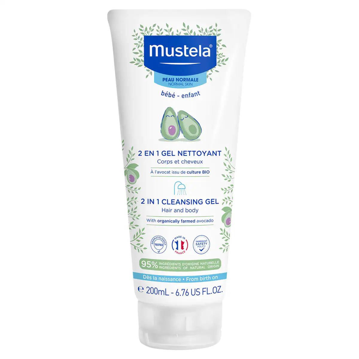 Mustela 2 In 1 Cleansing Gel 200ml