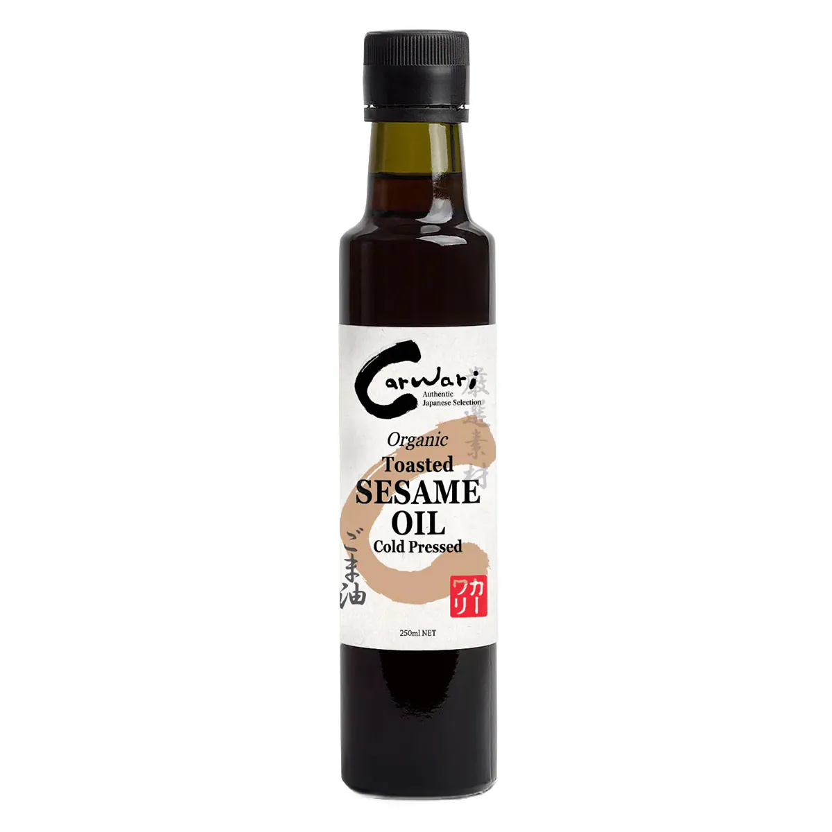 Carwari Organic Cold Pressed Toasted Sesame Oil 250ml