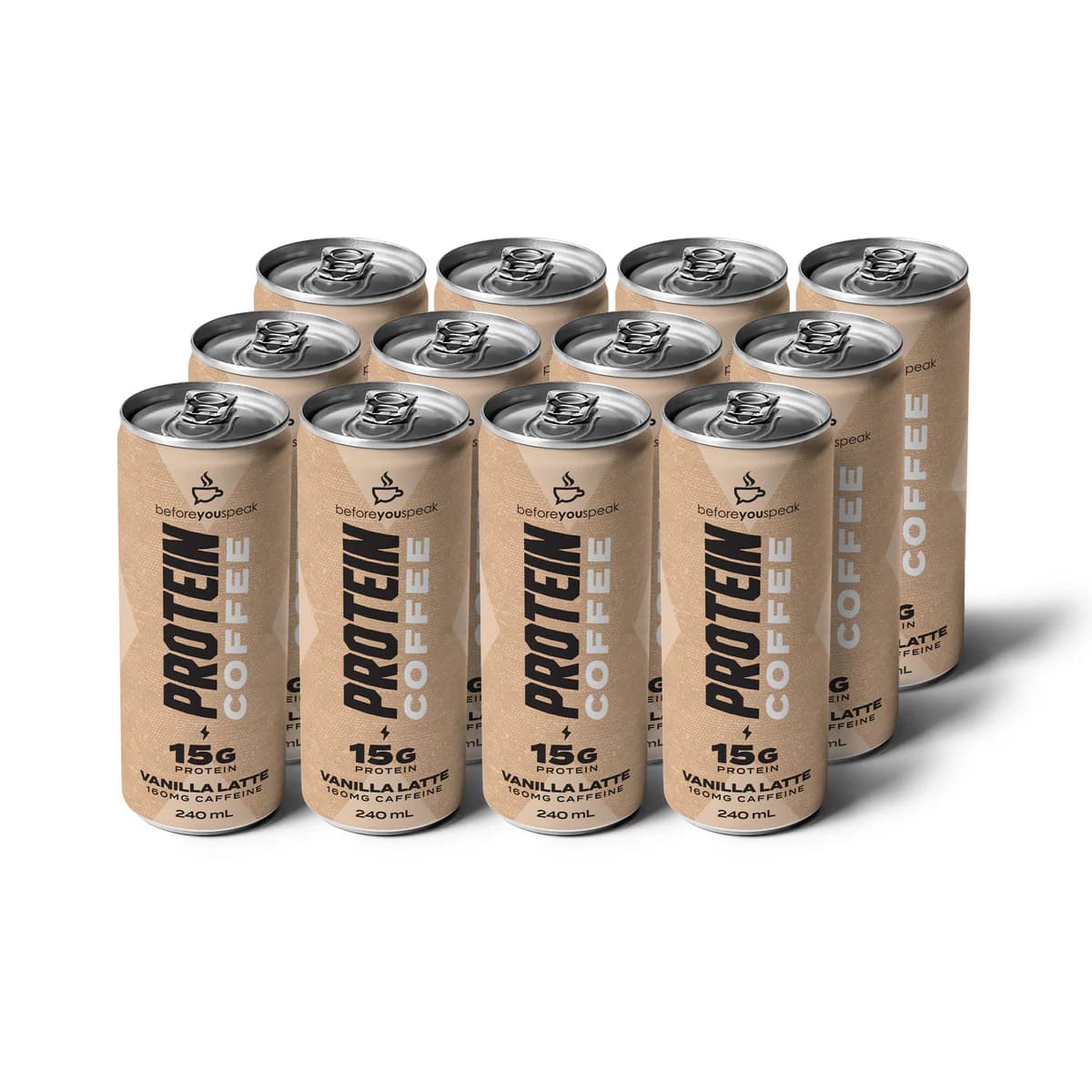 Beforeyouspeak Iced Latte Vanilla Box 12 x 240ml