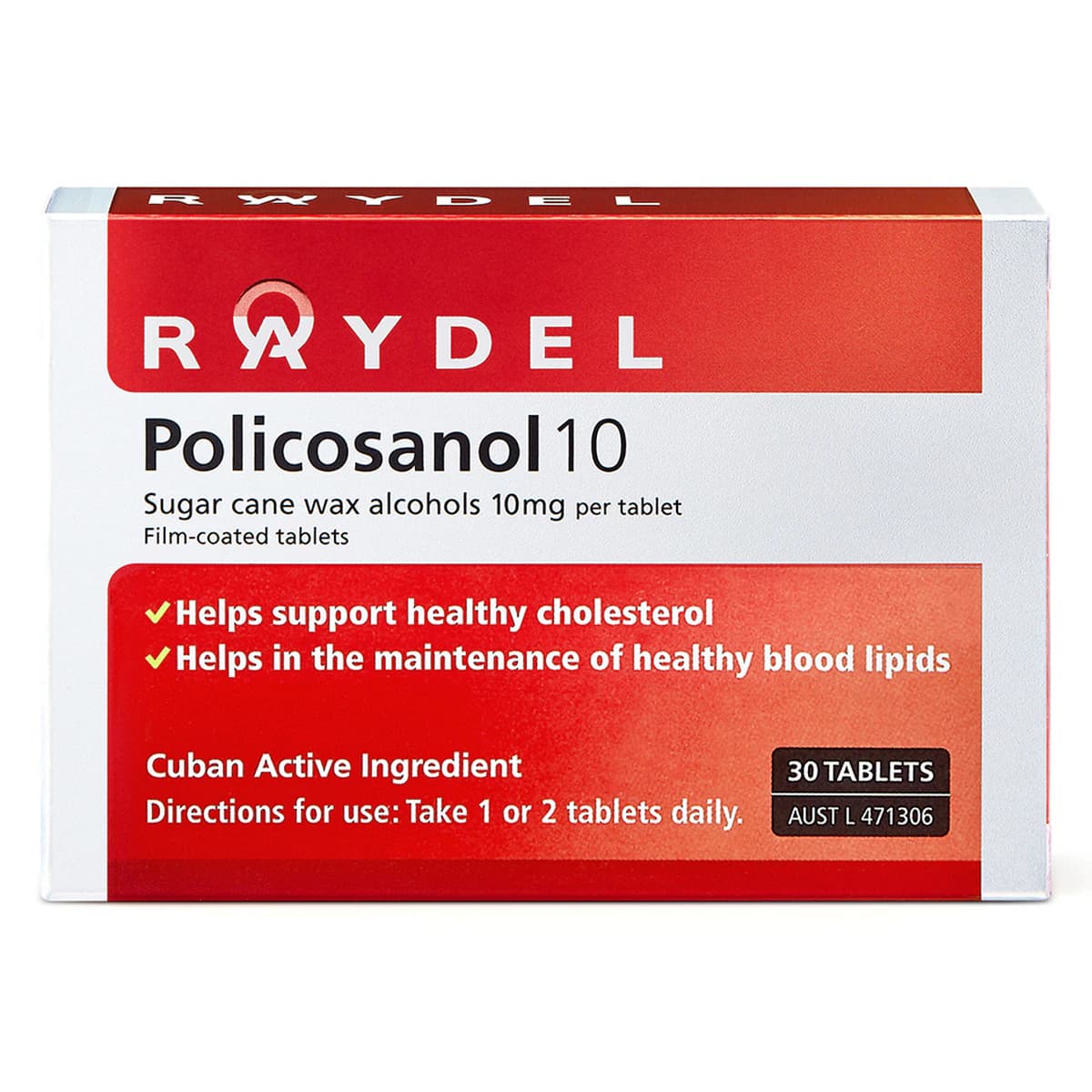 Raydel Policosanol Cholesterol Support 30 Tablets