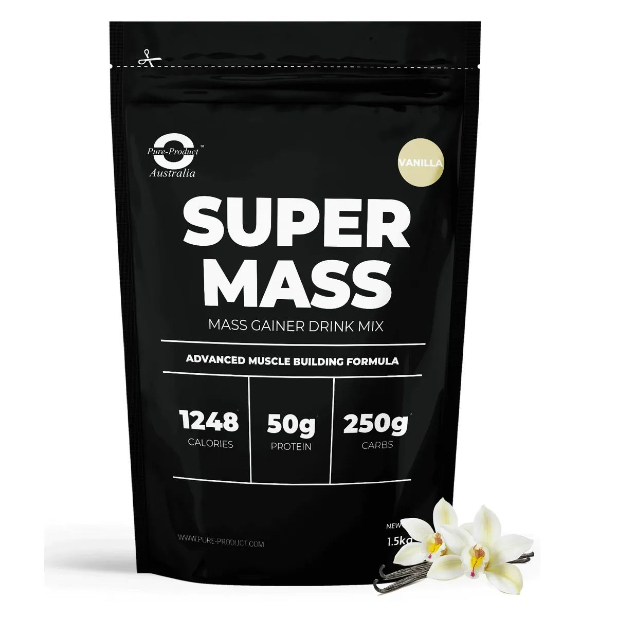 Pure Product Australia Super Mass Vanilla 1.5kg