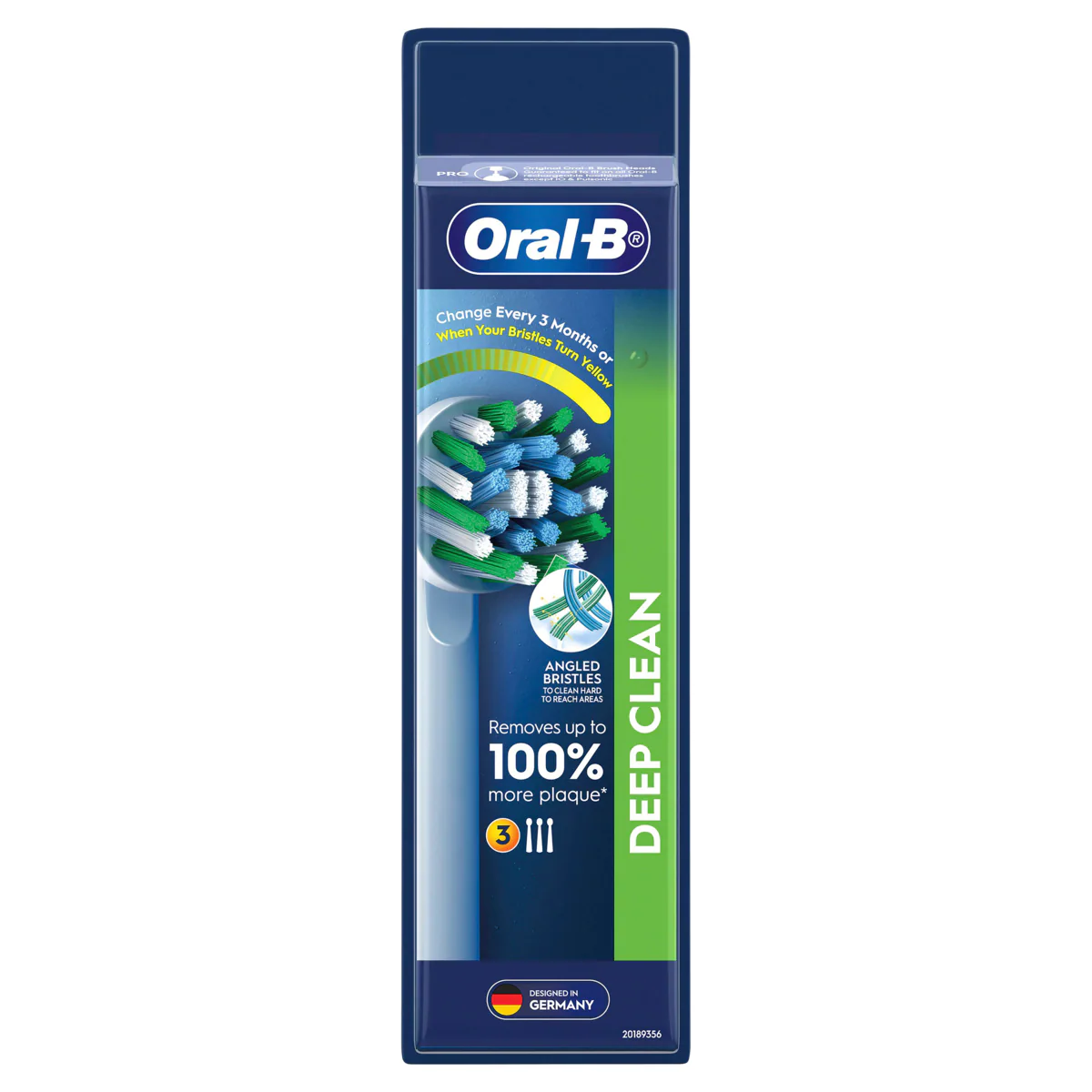 Oral B CrossAction Electric Toothbrush Heads 3 Pack