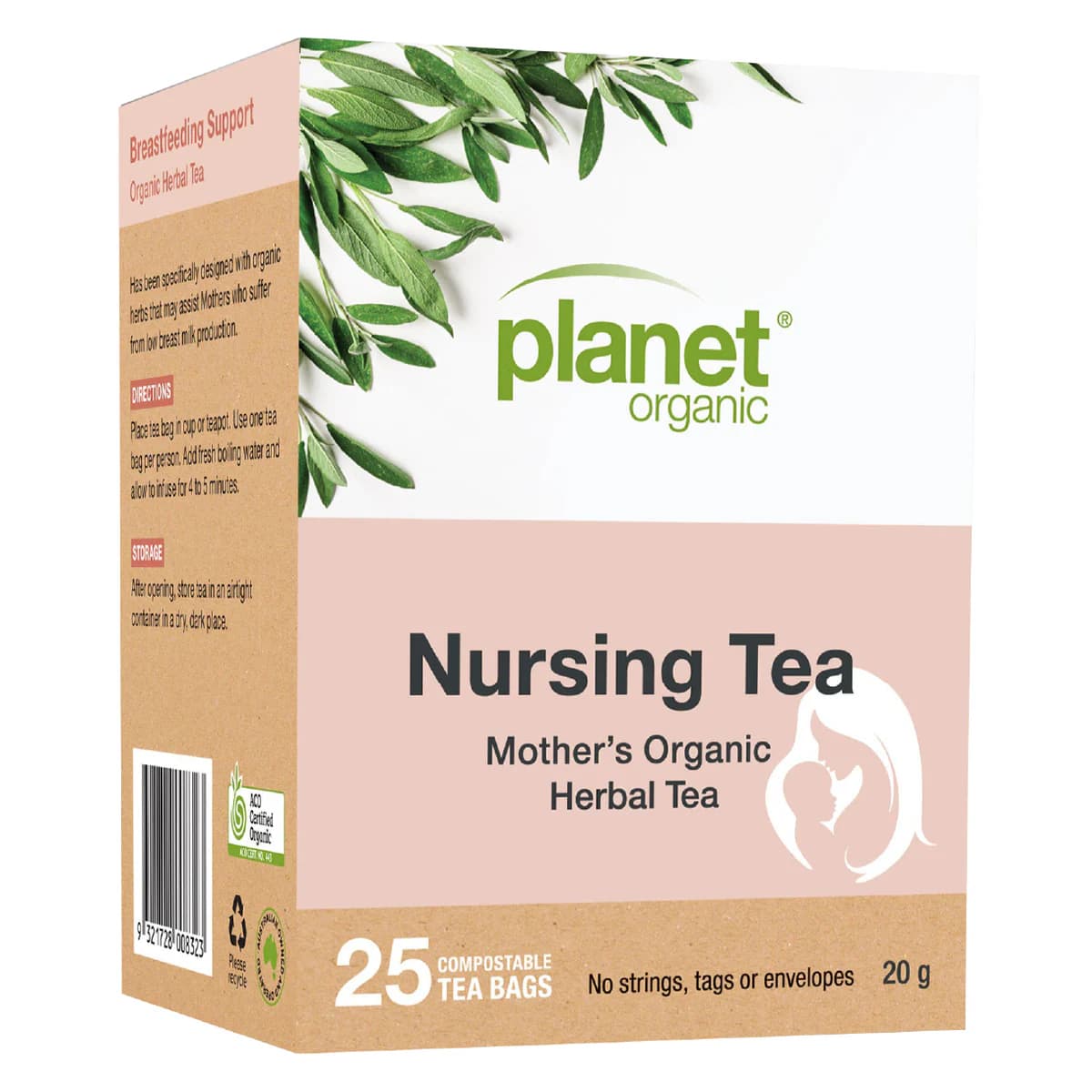 Planet Organic Nursing Tea Bags 25 Pack
