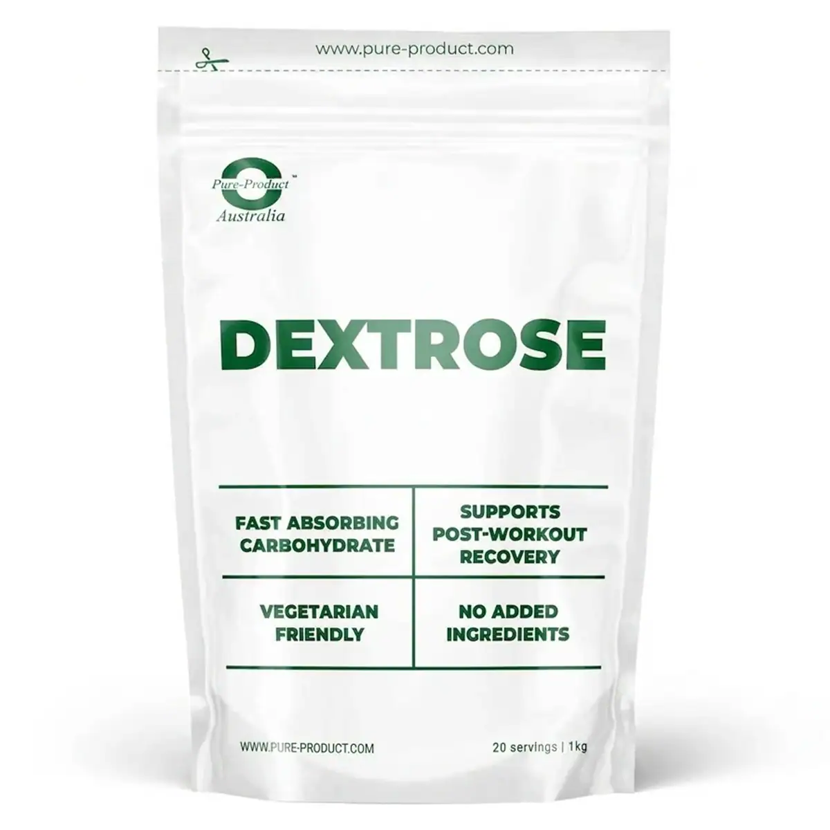 Pure Product Australia Dextrose Monohydrate 1kg
