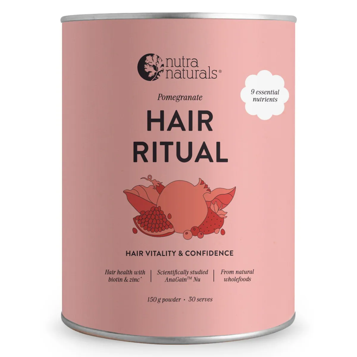 Nutra Naturals Hair Ritual Pomegranate 150g Powder
