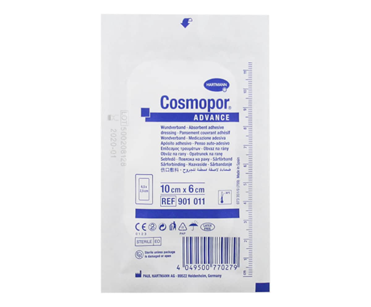 Hartmann Cosmopor Advance Island Dressing 10cm x 6cm Single