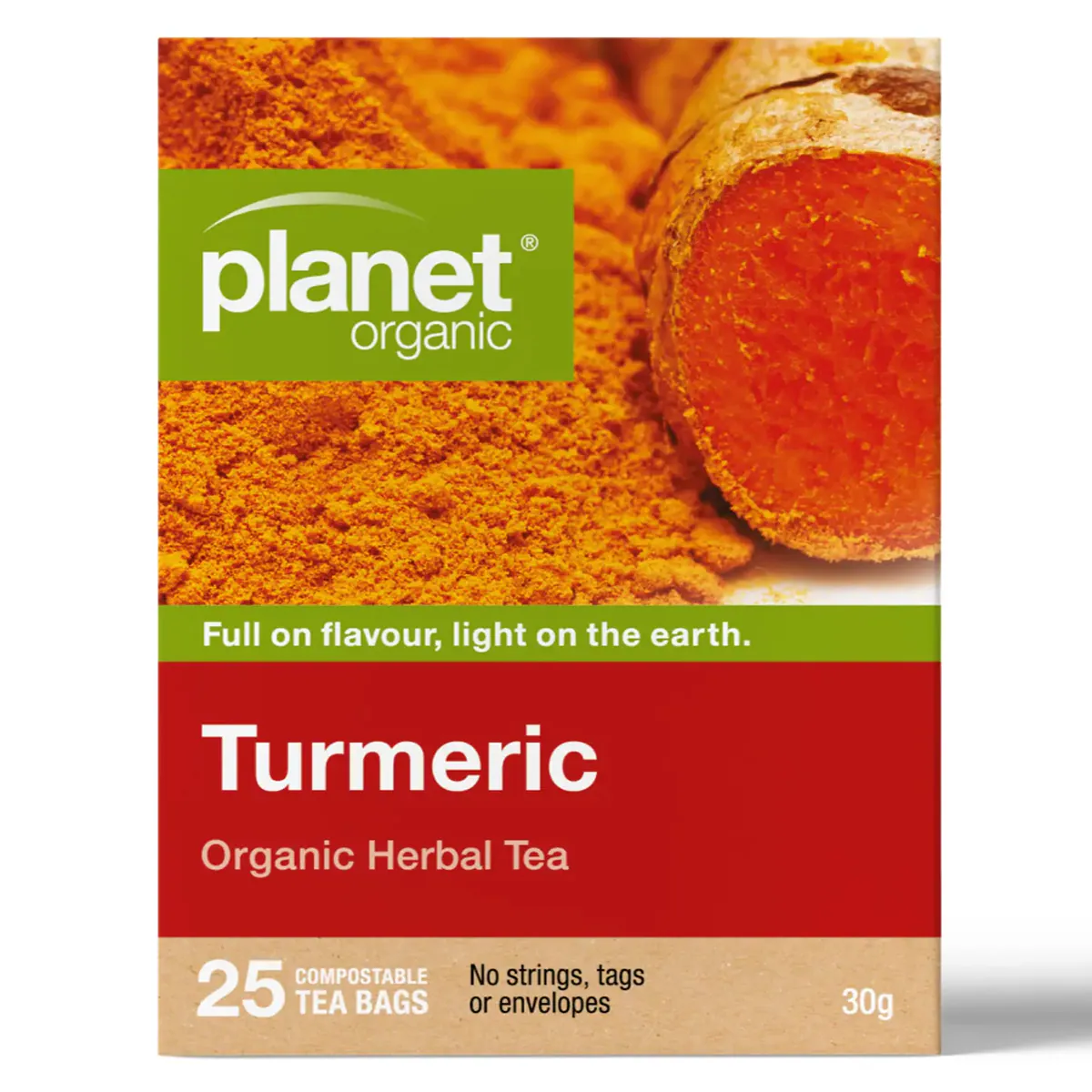 Planet Organic Turmeric Tea 25 Tea Bags