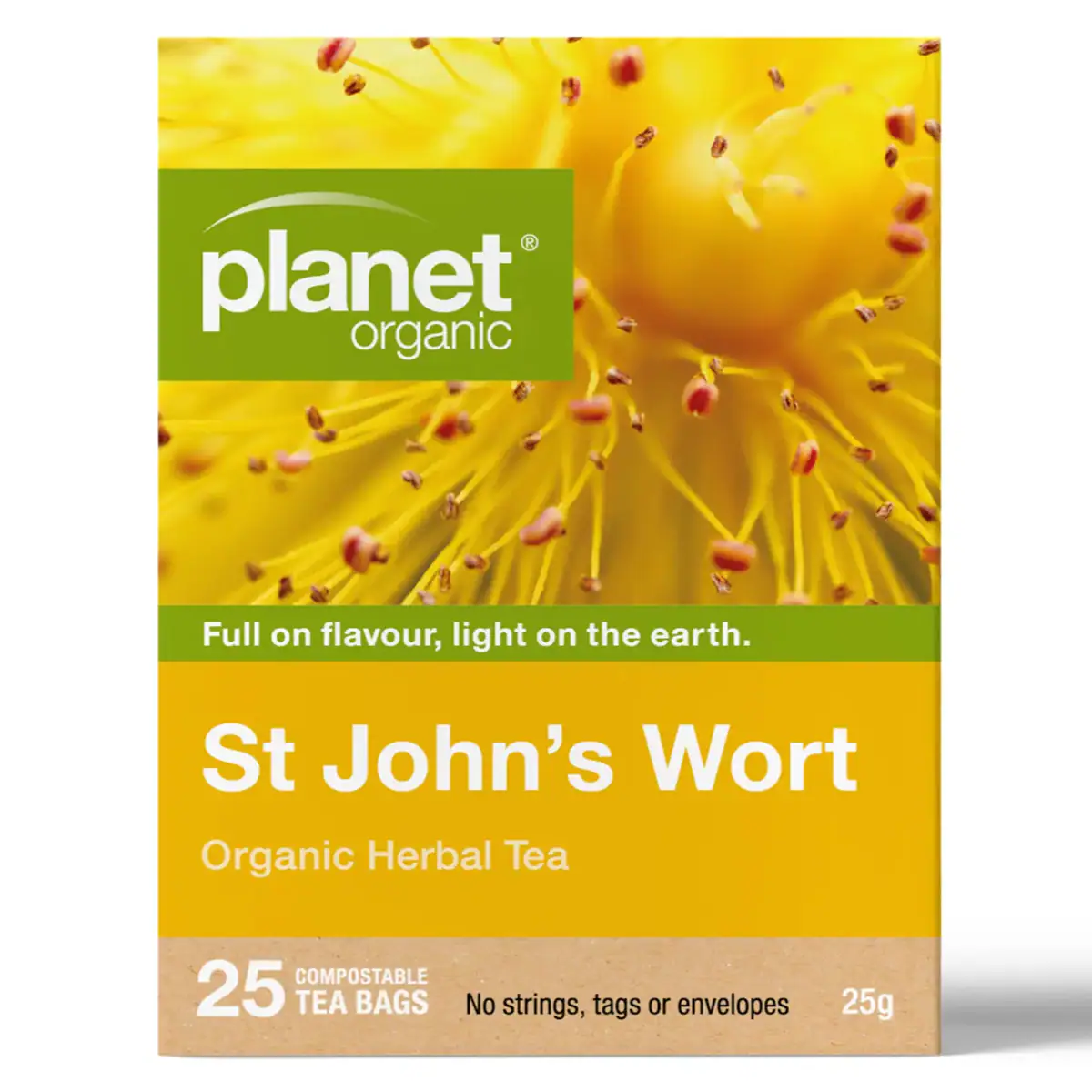 Planet Organic St Johns Wort Herbal Tea 25 Tea Bags