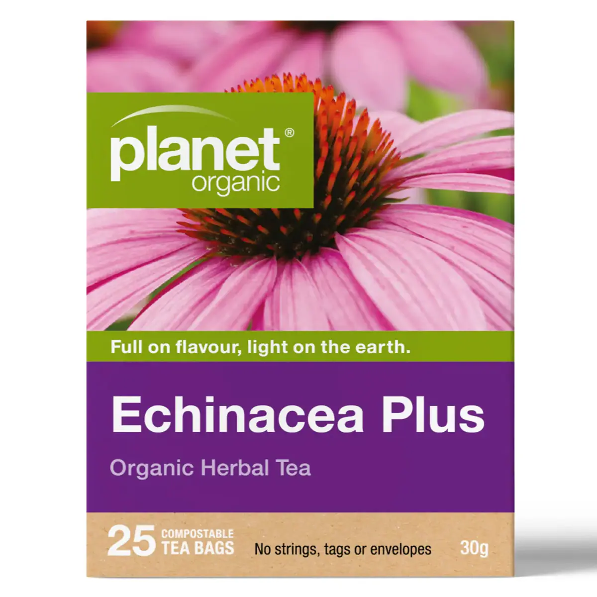 Planet Organic Echinacea Plus Tea 25 Tea Bags