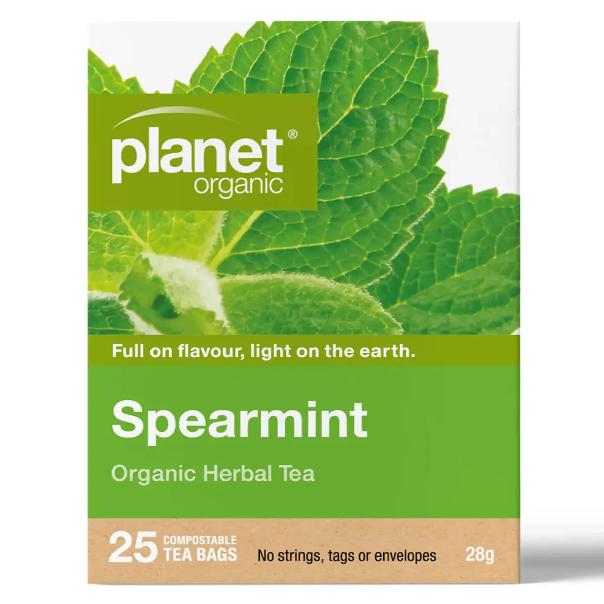 Planet Organic Spearmint Tea 25 Tea Bags