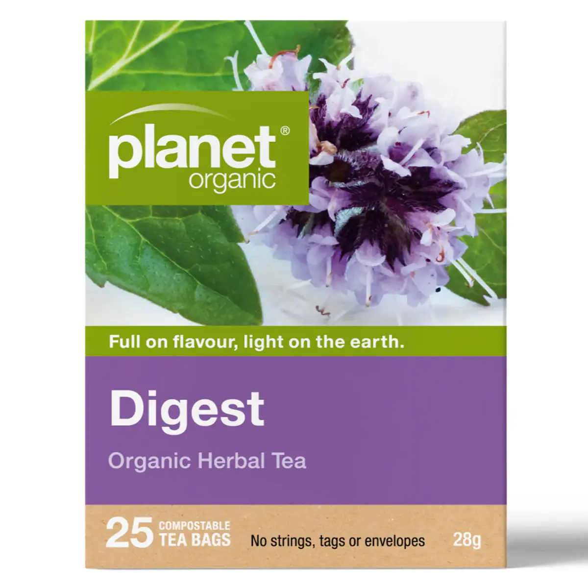 Planet Organic Digest Tea 25 Tea Bags