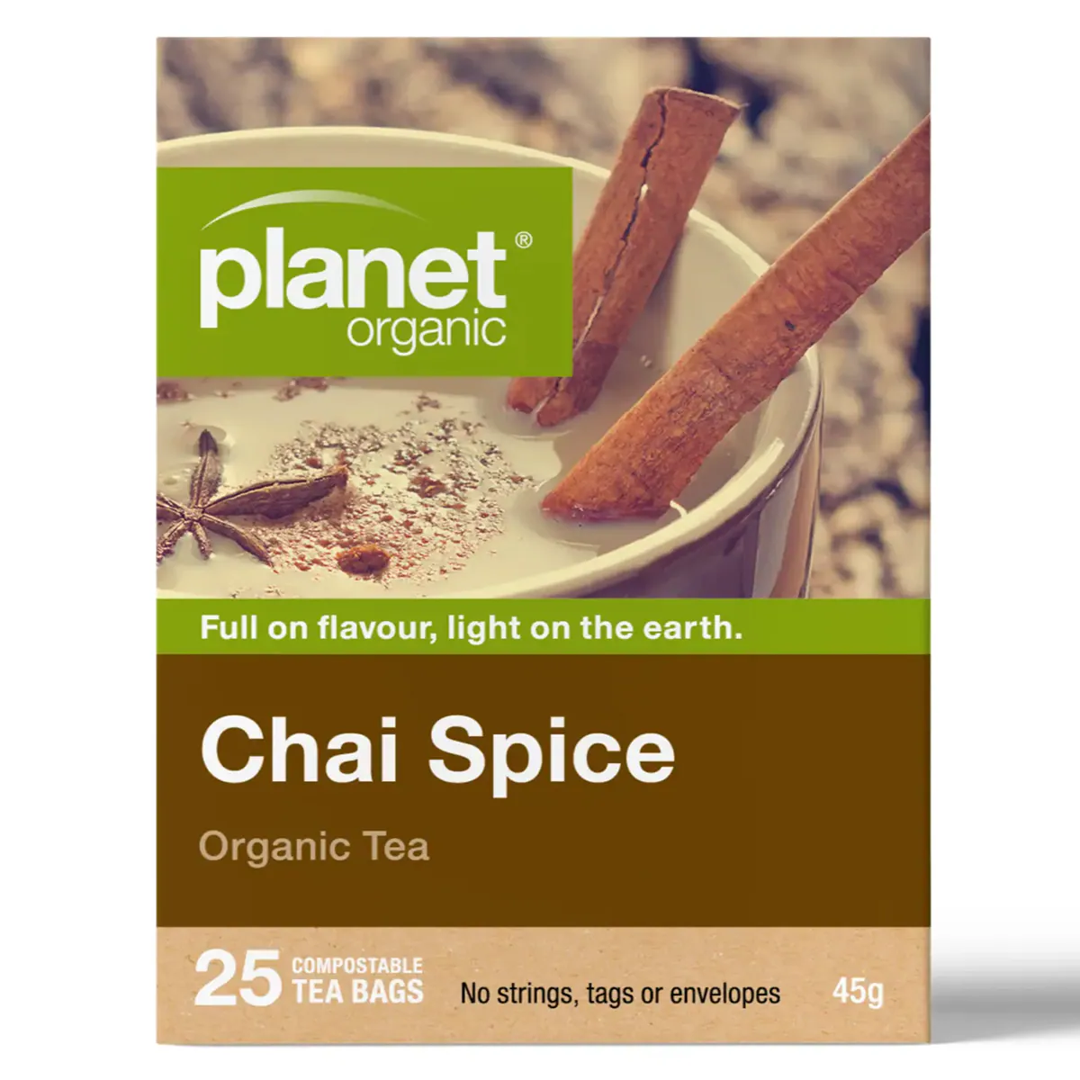 Planet Organic Chai Spice 25 Tea Bags