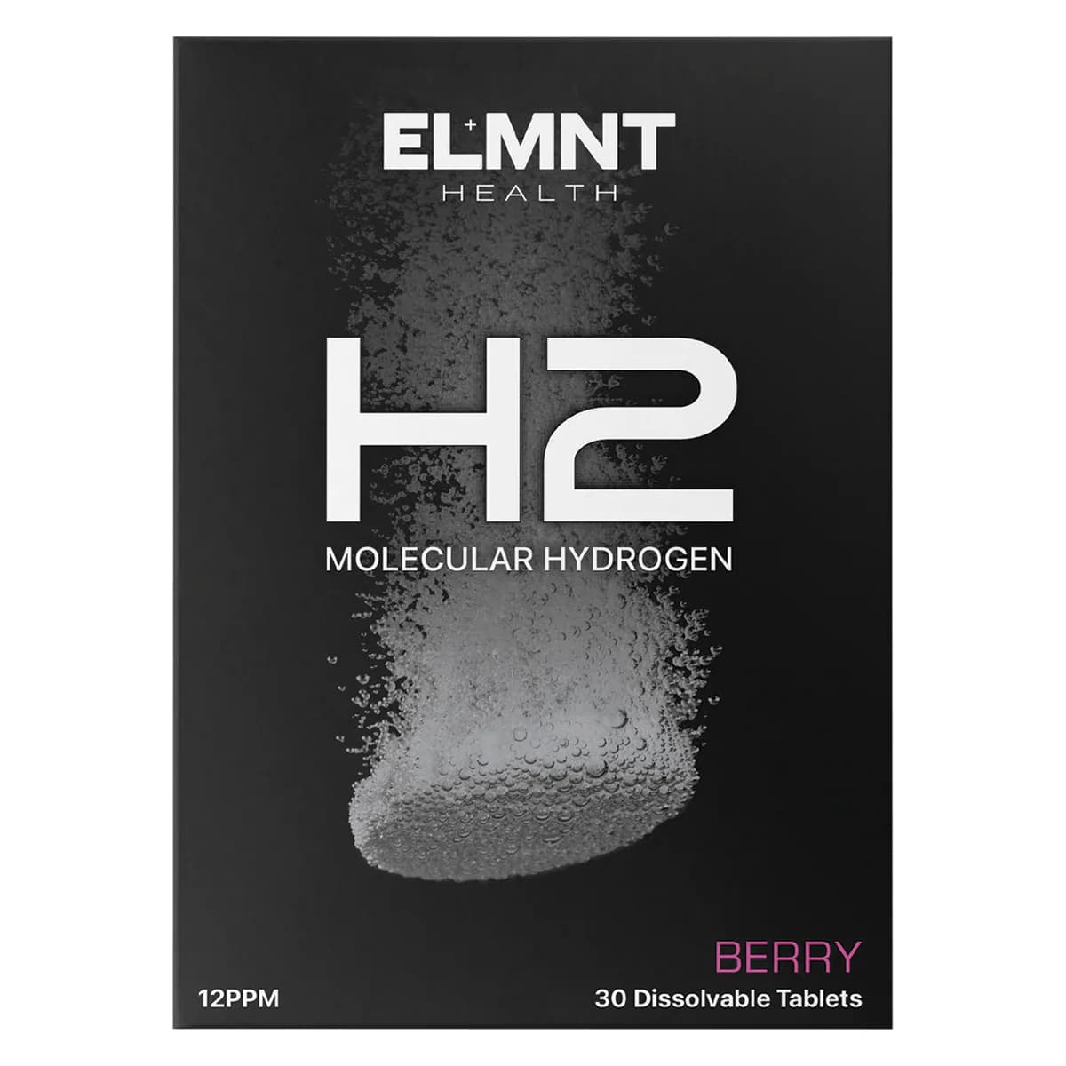 Elmnt Health H2 Molecular Hydrogen Water Tablets Berry 30 Pack