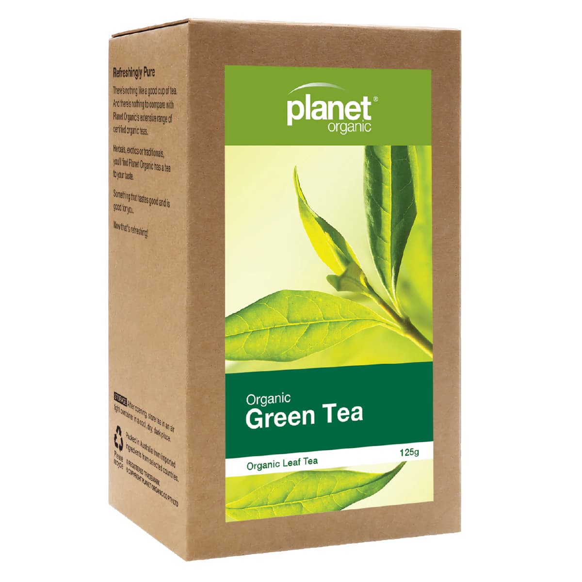 Planet Organic Green Loose Leaf Tea 125g