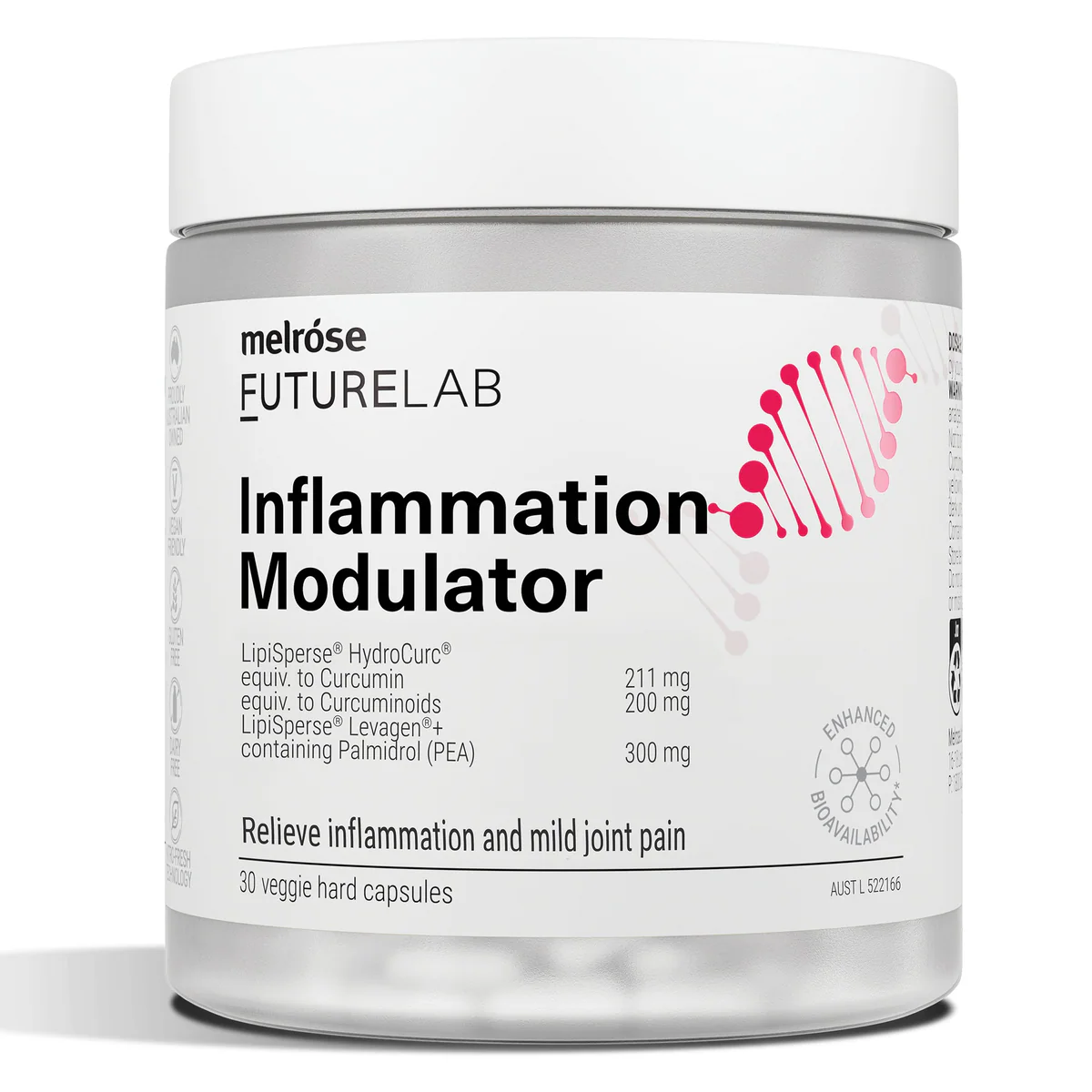 Melrose Futurelab Inflammation Modulator 30 Capsules