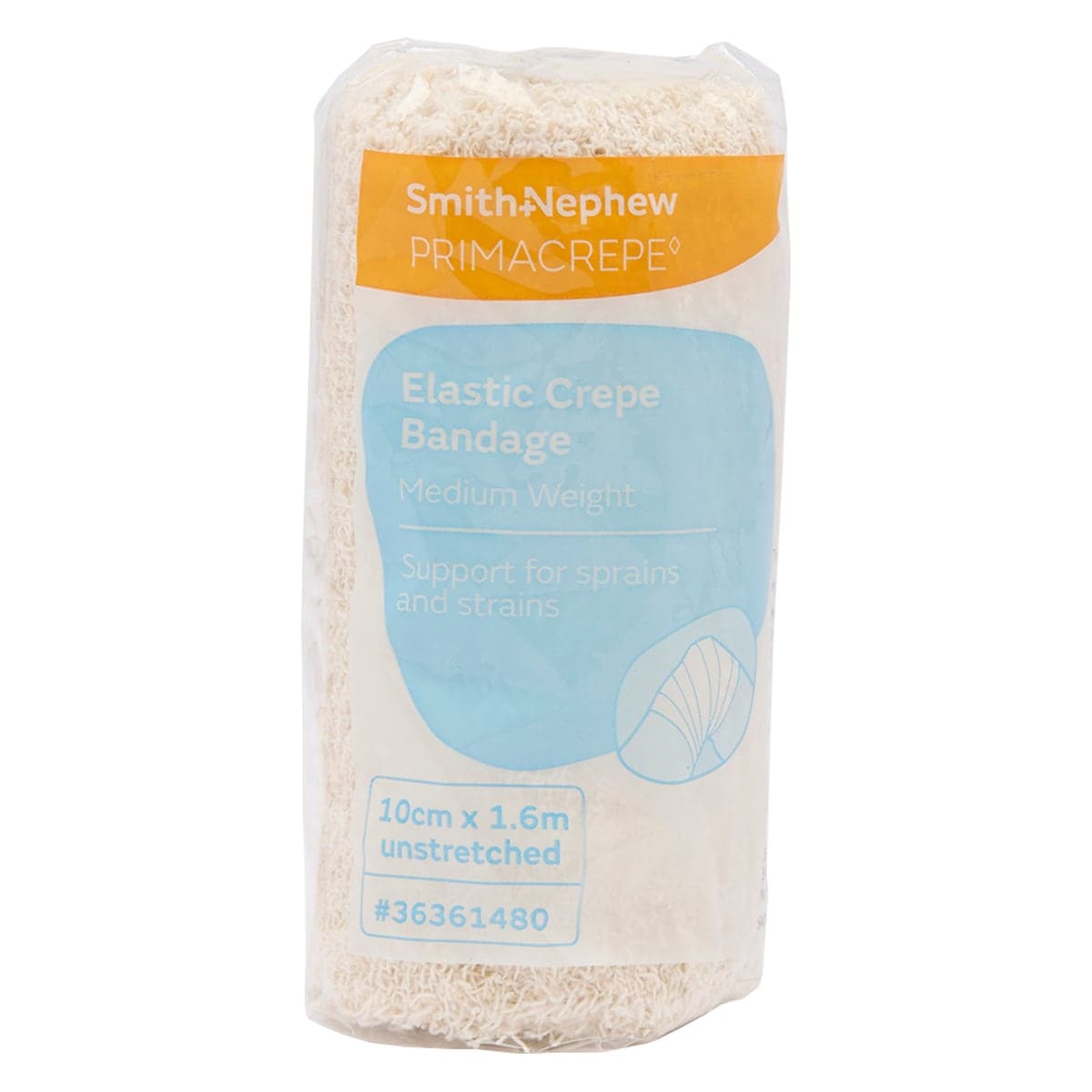 Primacrepe Elastic Crepe Bandage Medium Weight 10cm x 1.6m