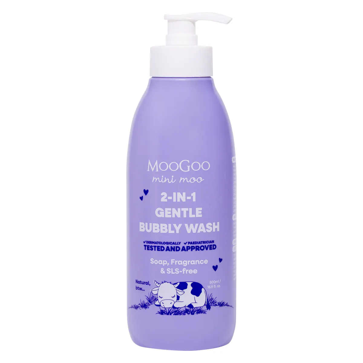 MooGoo Baby 2-in-1 Bubbly Wash 500ml