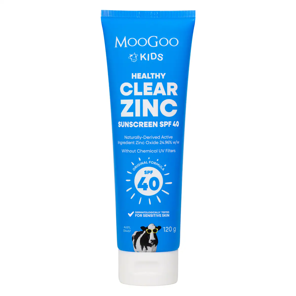 MooGoo Baby & Child Clear Zinc Sunscreen SPF40 120g