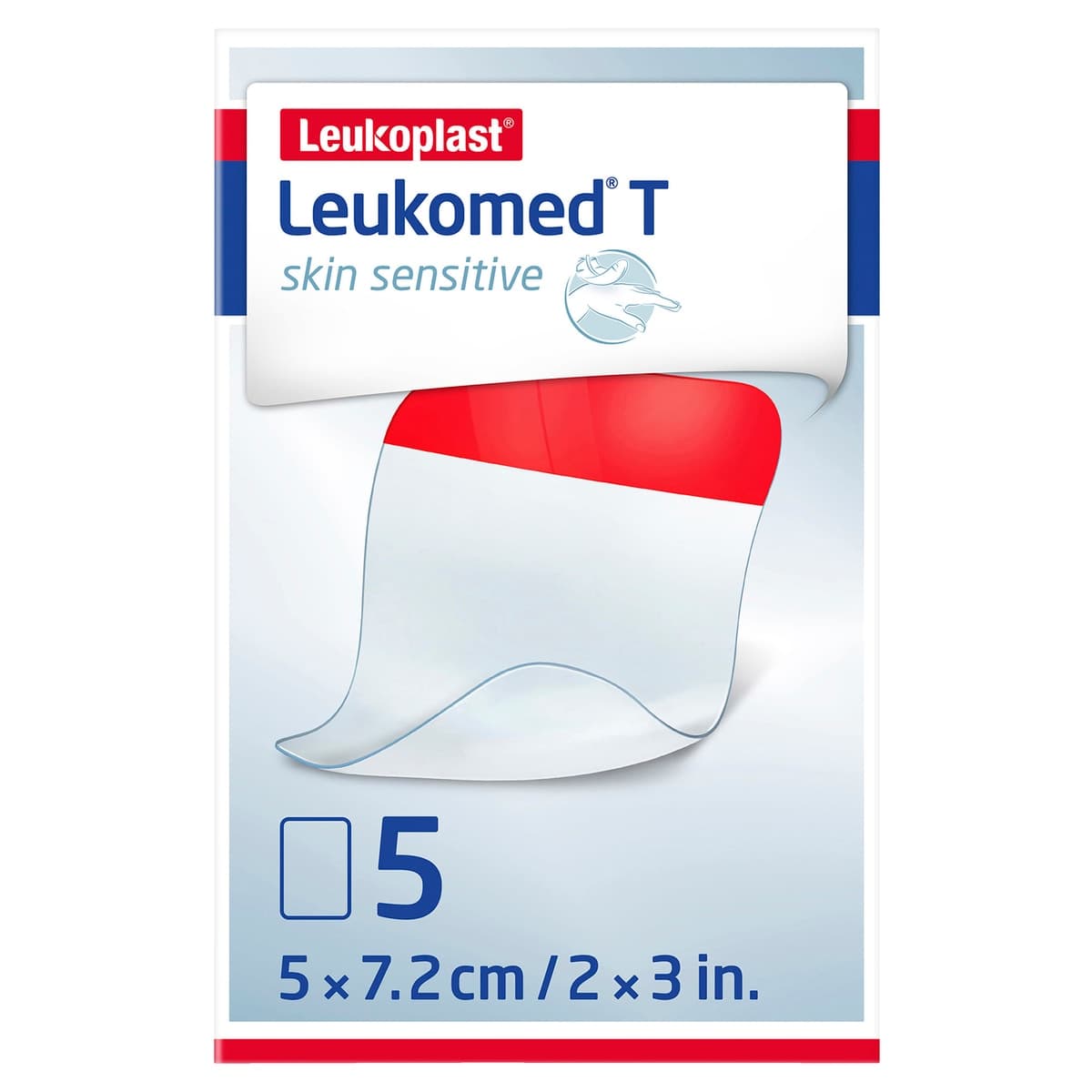 Leukoplast Leukomed T Skin Sensitive 5cm x 7.2cm 5 Pack