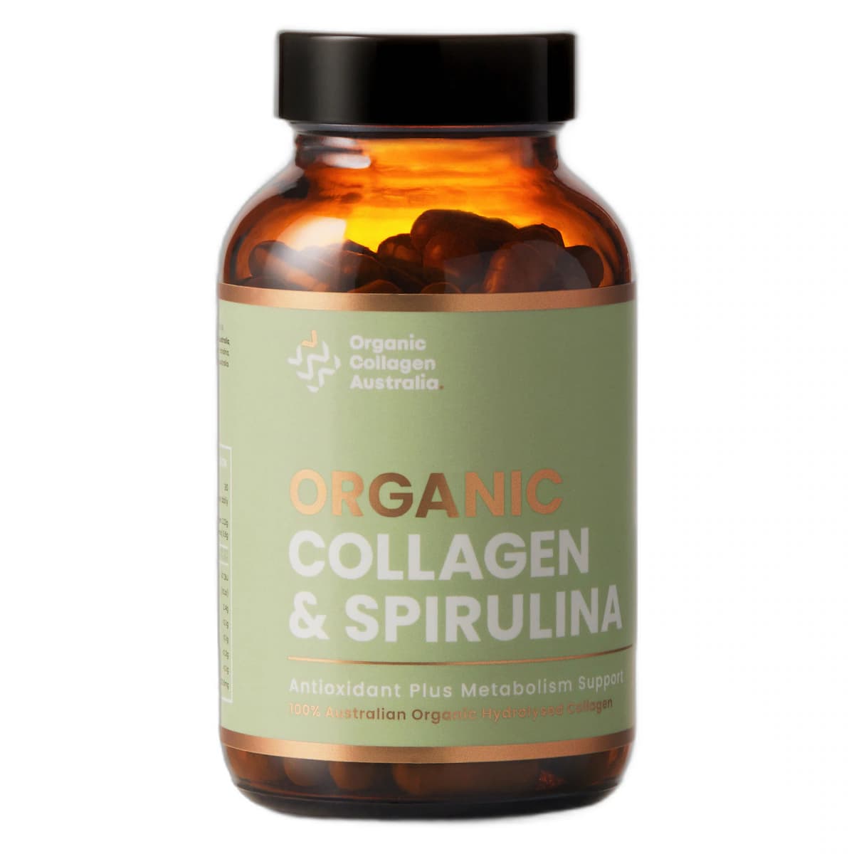 Organic Collagen Australia Organic Collagen with Spirulina 120 Capsules