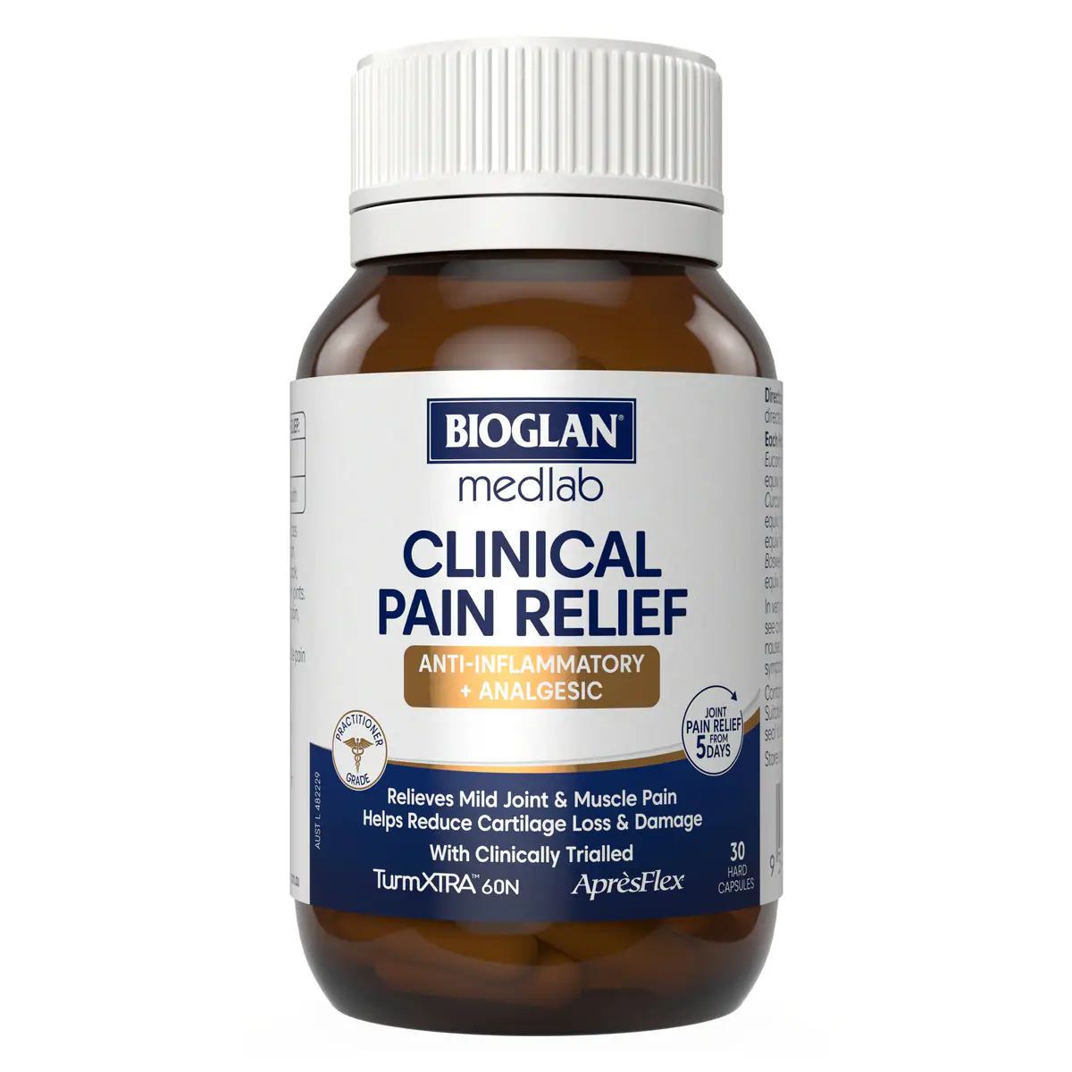 Medlab Clinical Pain Relief 30 Capsules