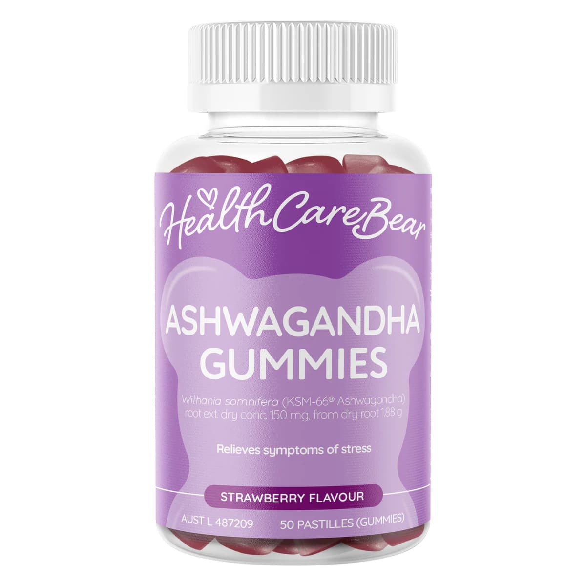 Healthcarebear Ashwagandha Gummies 50 Pack