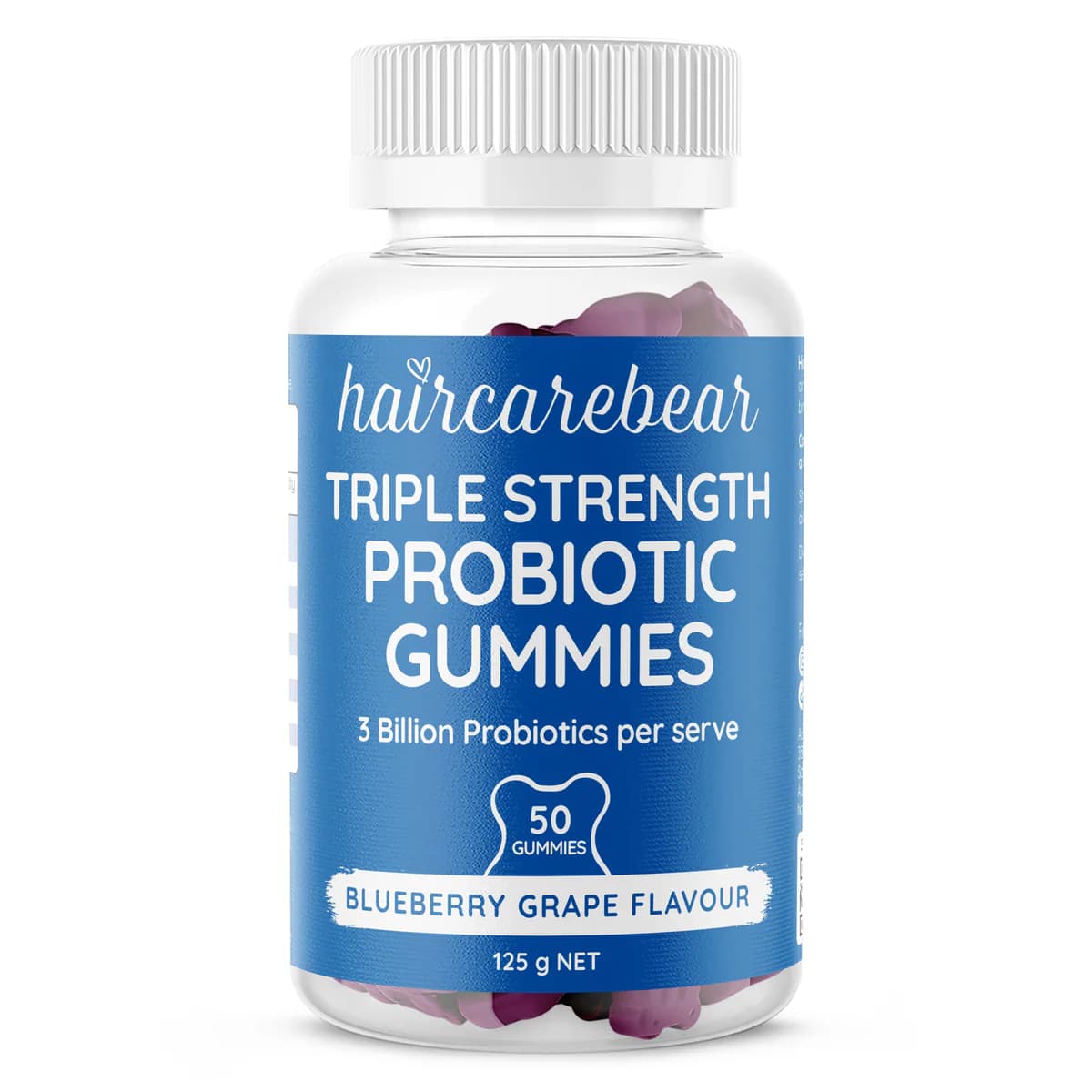 Haircarebear Triple Strength Probiotic Gummies 125g
