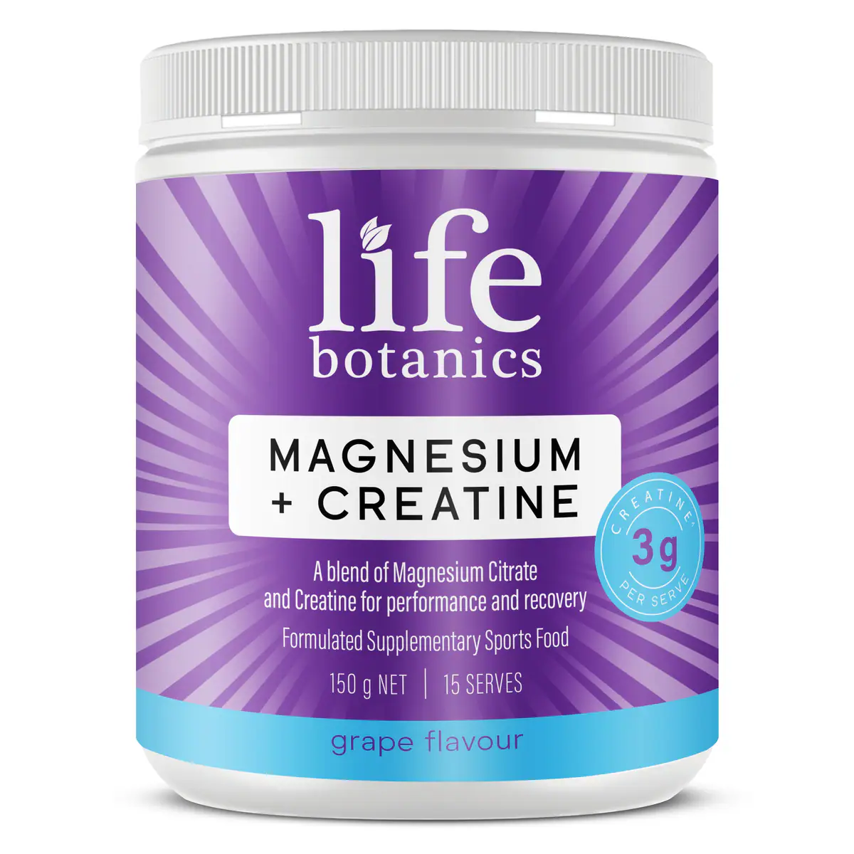 Life Botanics Magnesium + Creatine Powder 150g