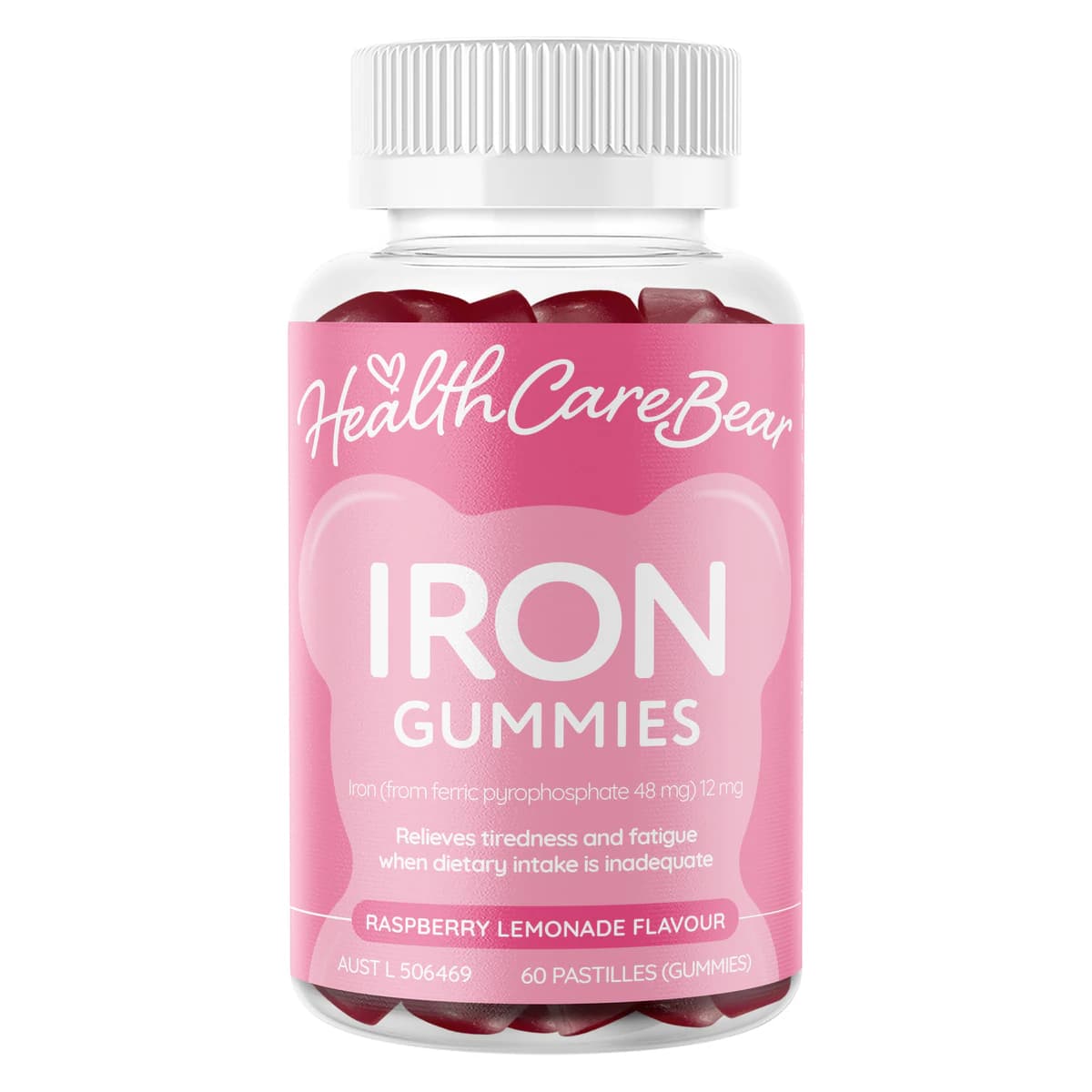 Healthcarebear Iron Gummies 60 Pack